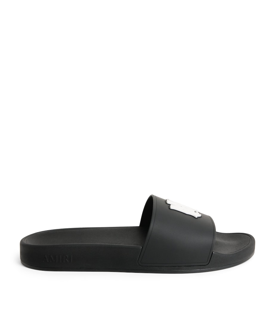 AMIRI MA Pool Slides Black Image 1