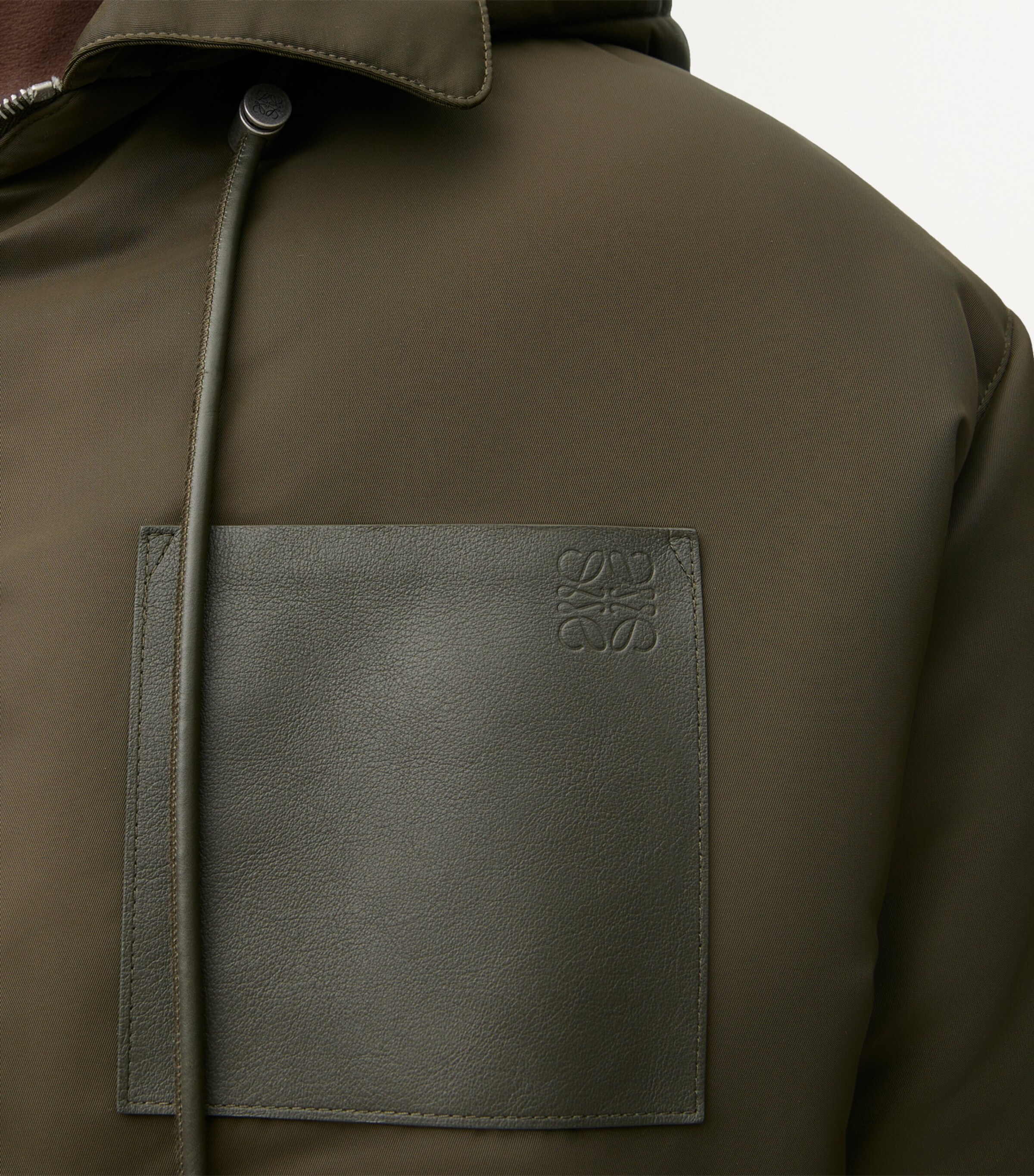 Nylon Padded Jacket KHAKI GREEN Image 5