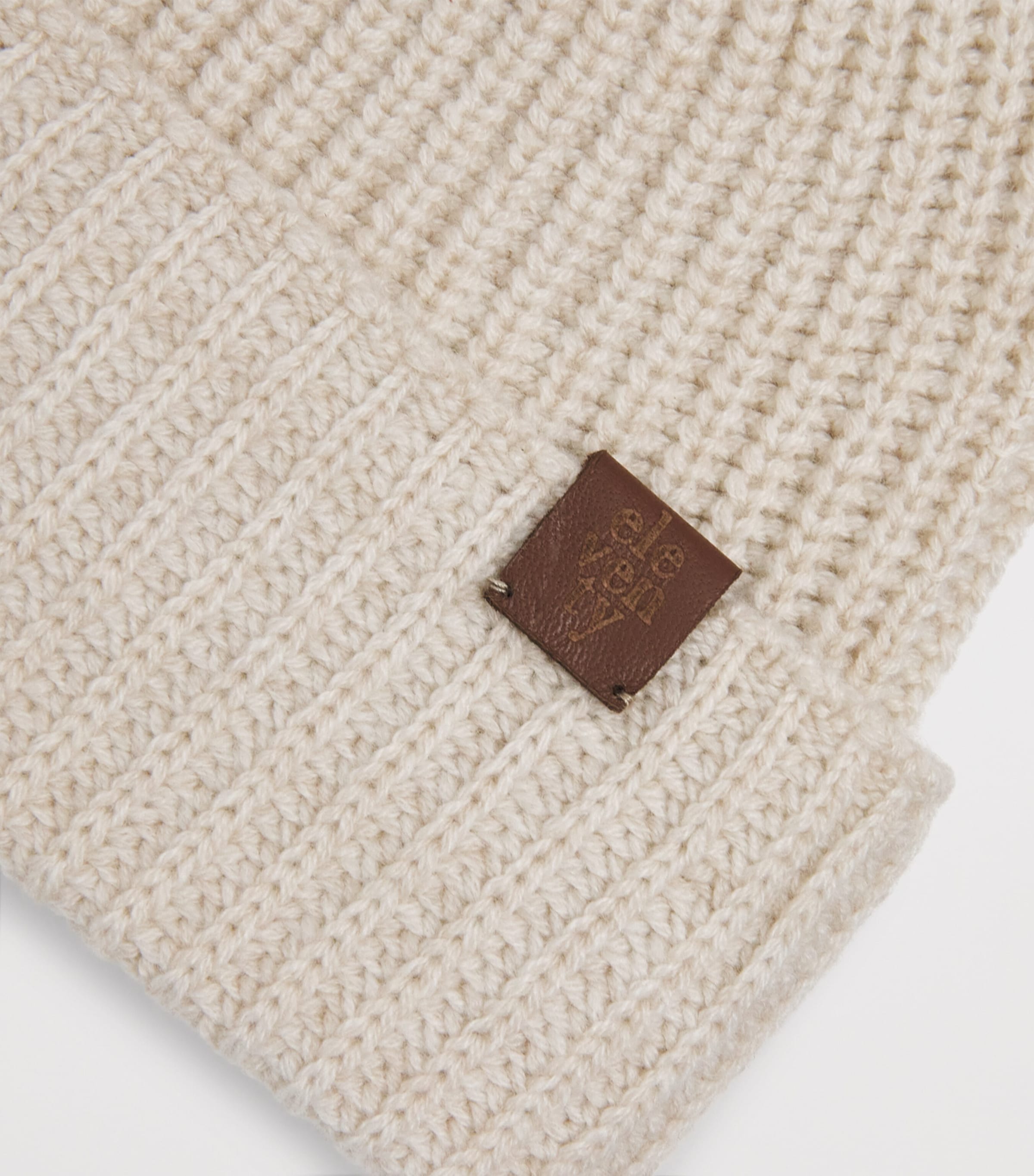 Cashmere-Silk Beanie BIANCO, BEIGE E BEIG Image 3