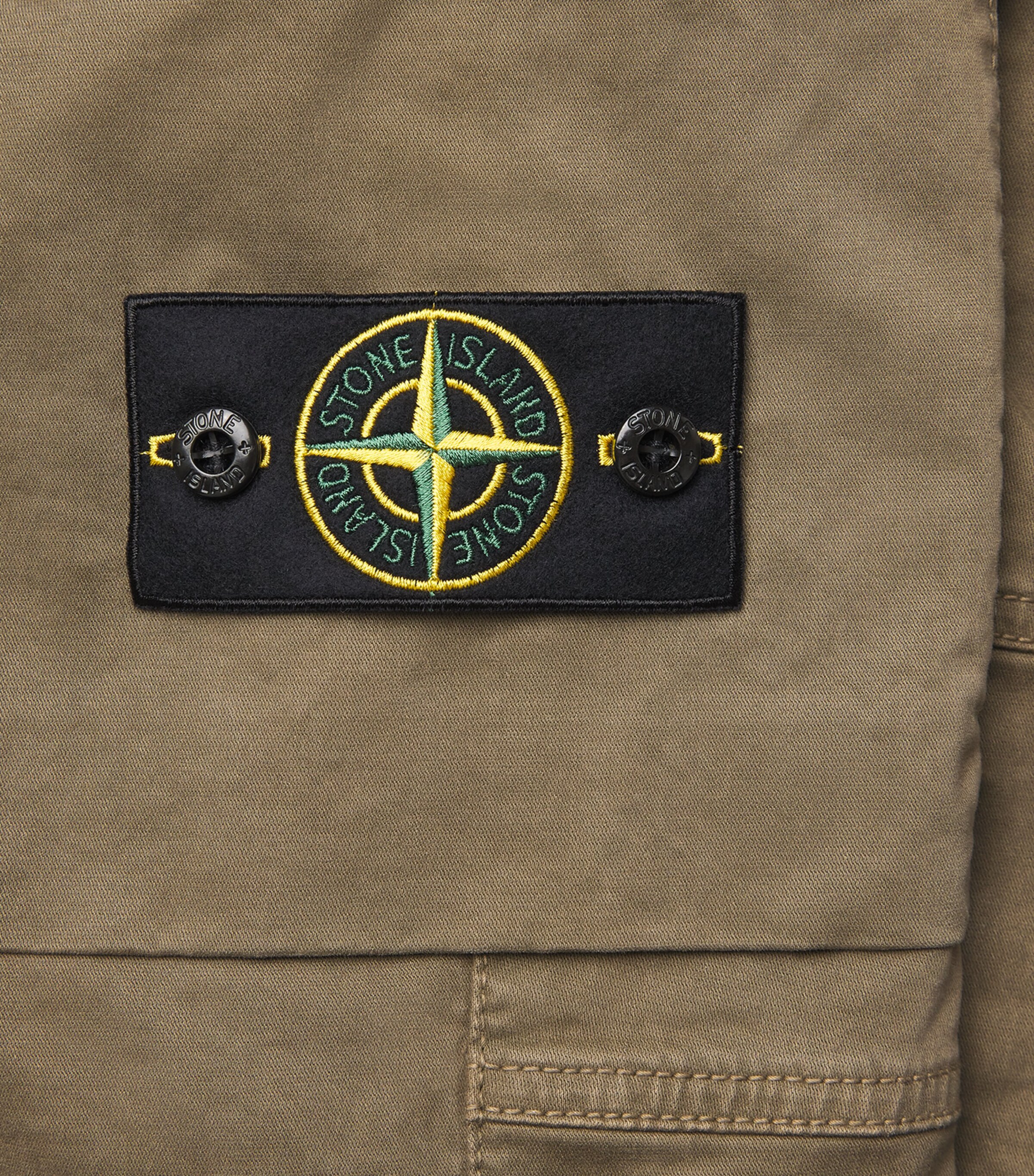 Stone Island Mens Stretch Organic Cotton Cargo Trousers Image 6