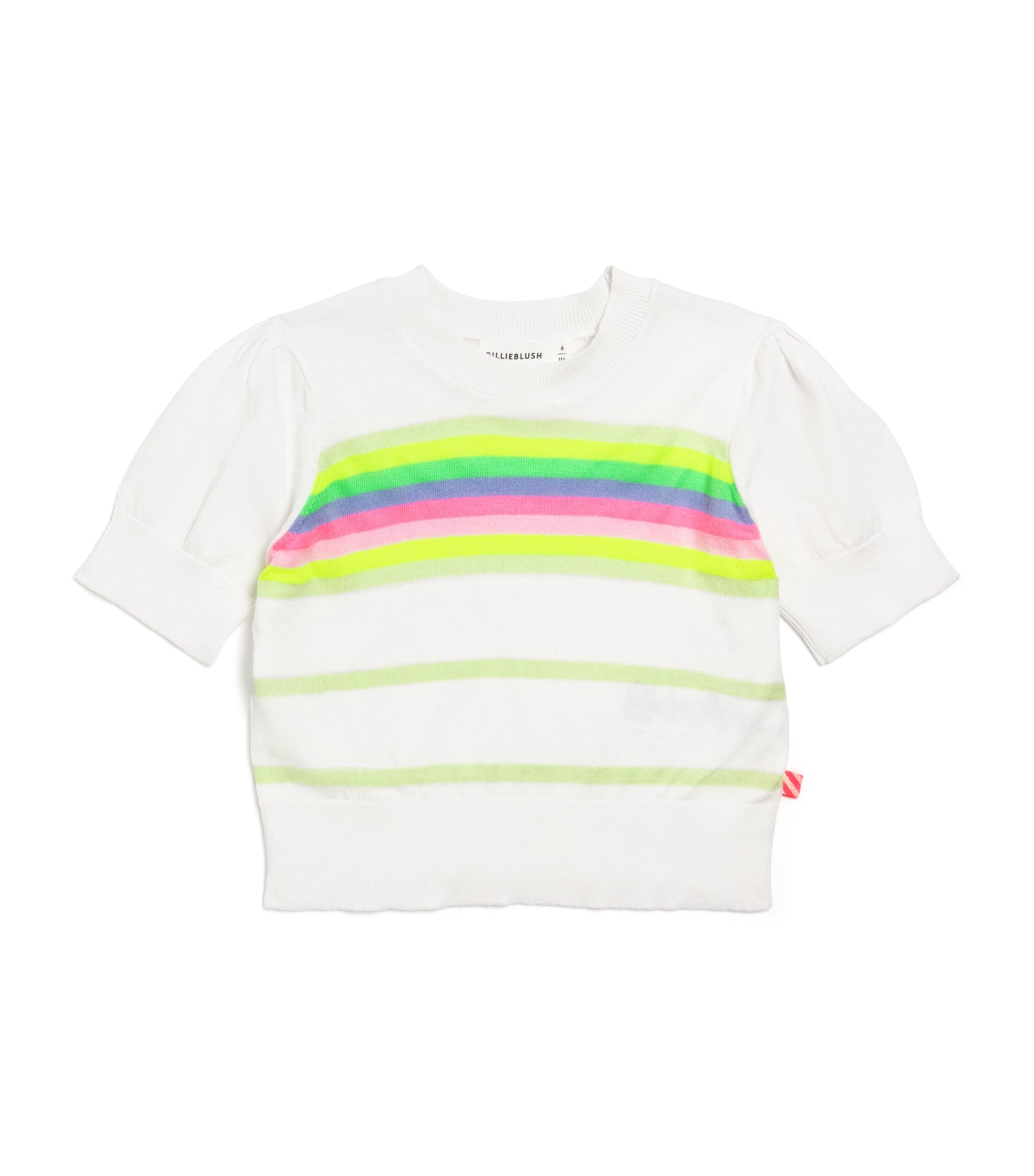 Cotton Stripe Sweater (2-12 Years) 10PWHITE Image 1