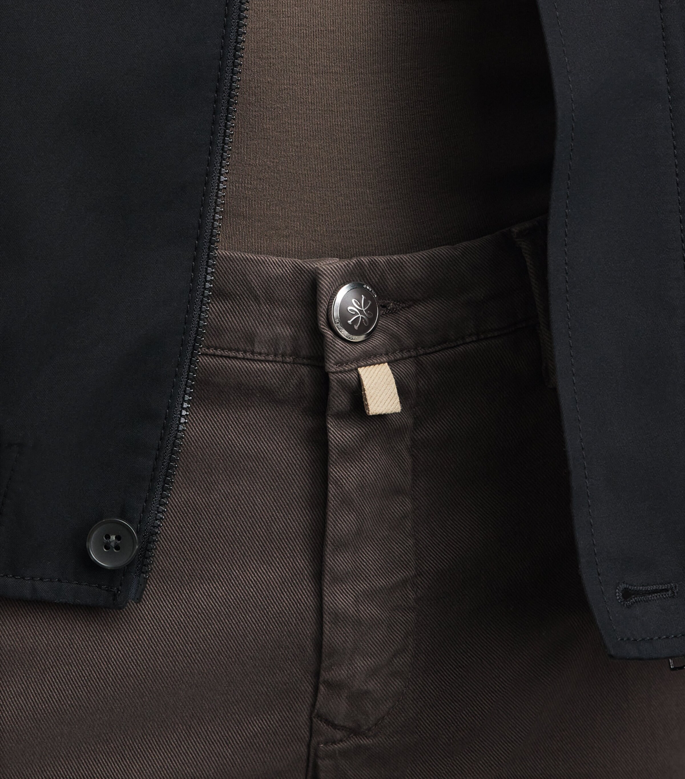 Jacob Cohën Mens Bobby Slim Chinos Brown Image 3