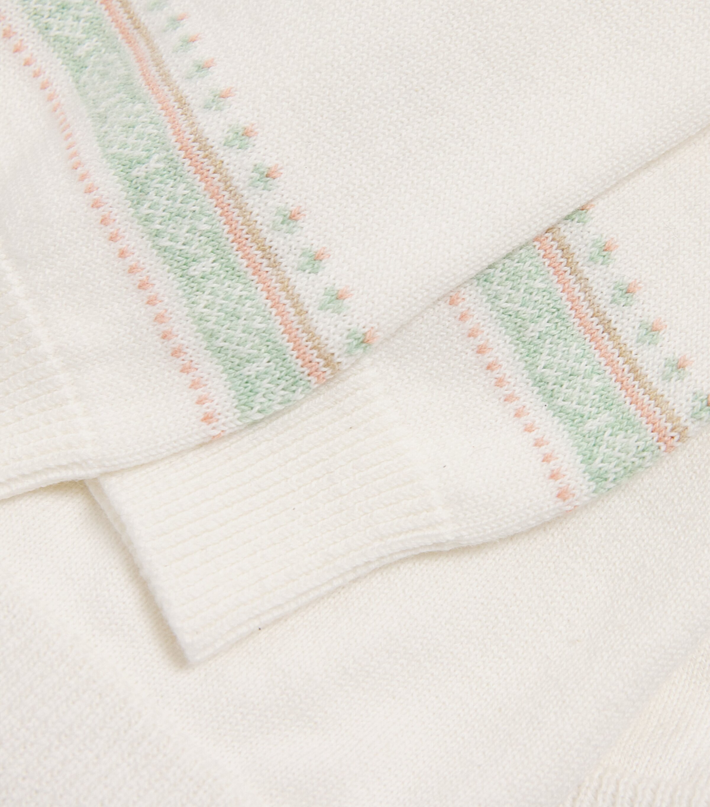 Organic Cotton Fair Isle Trousers (0-24 Months) MULTI Image 4