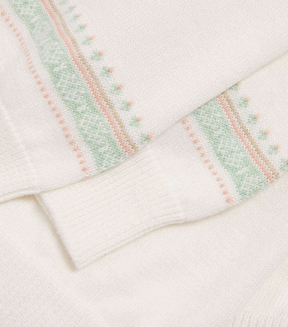 Organic Cotton Fair Isle Trousers (0-24 Months) MULTI Image 4