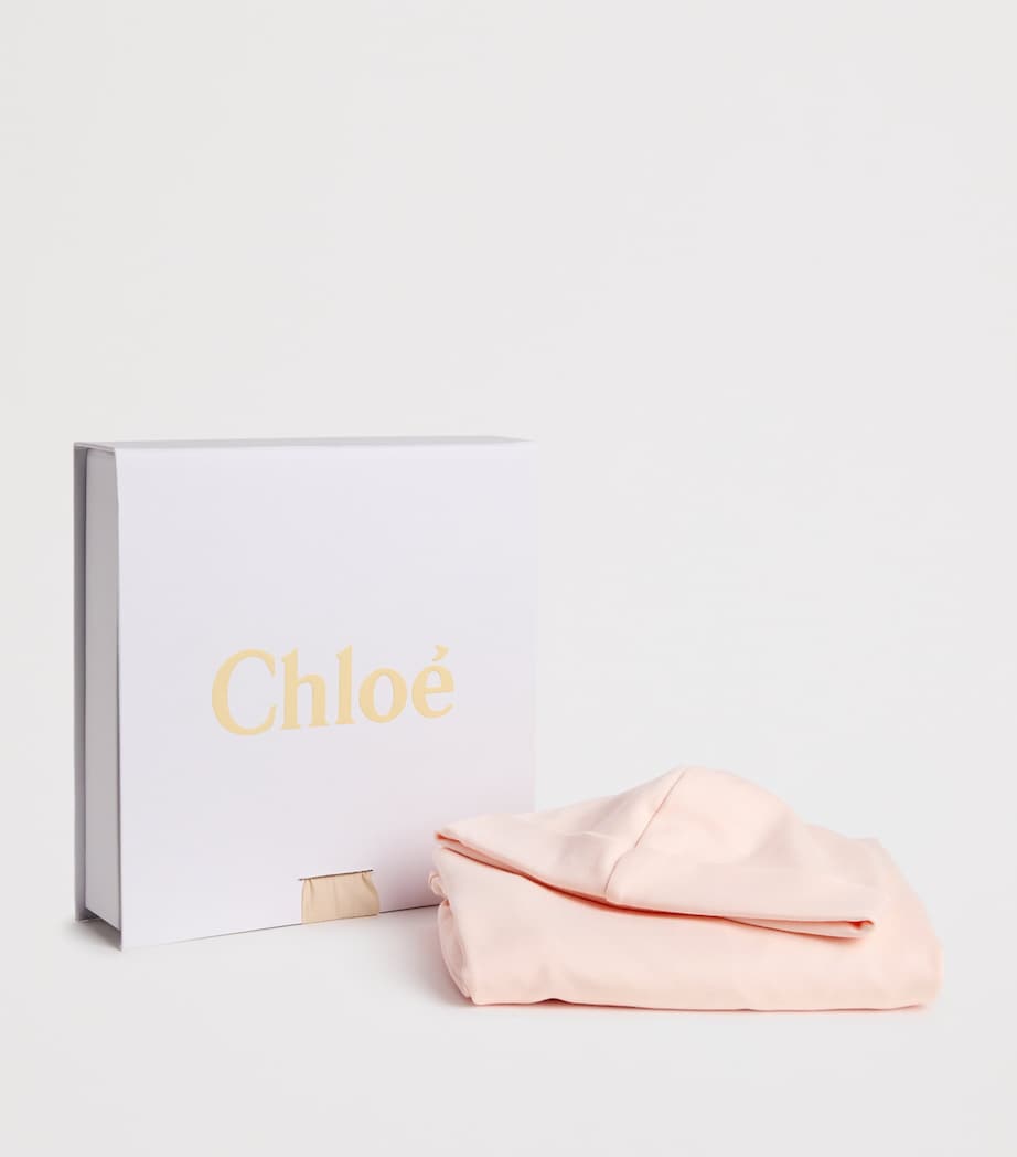 Cotton Embroidered All-In-One and Hat Set (1-18 Months) PINK POWDER Image 3