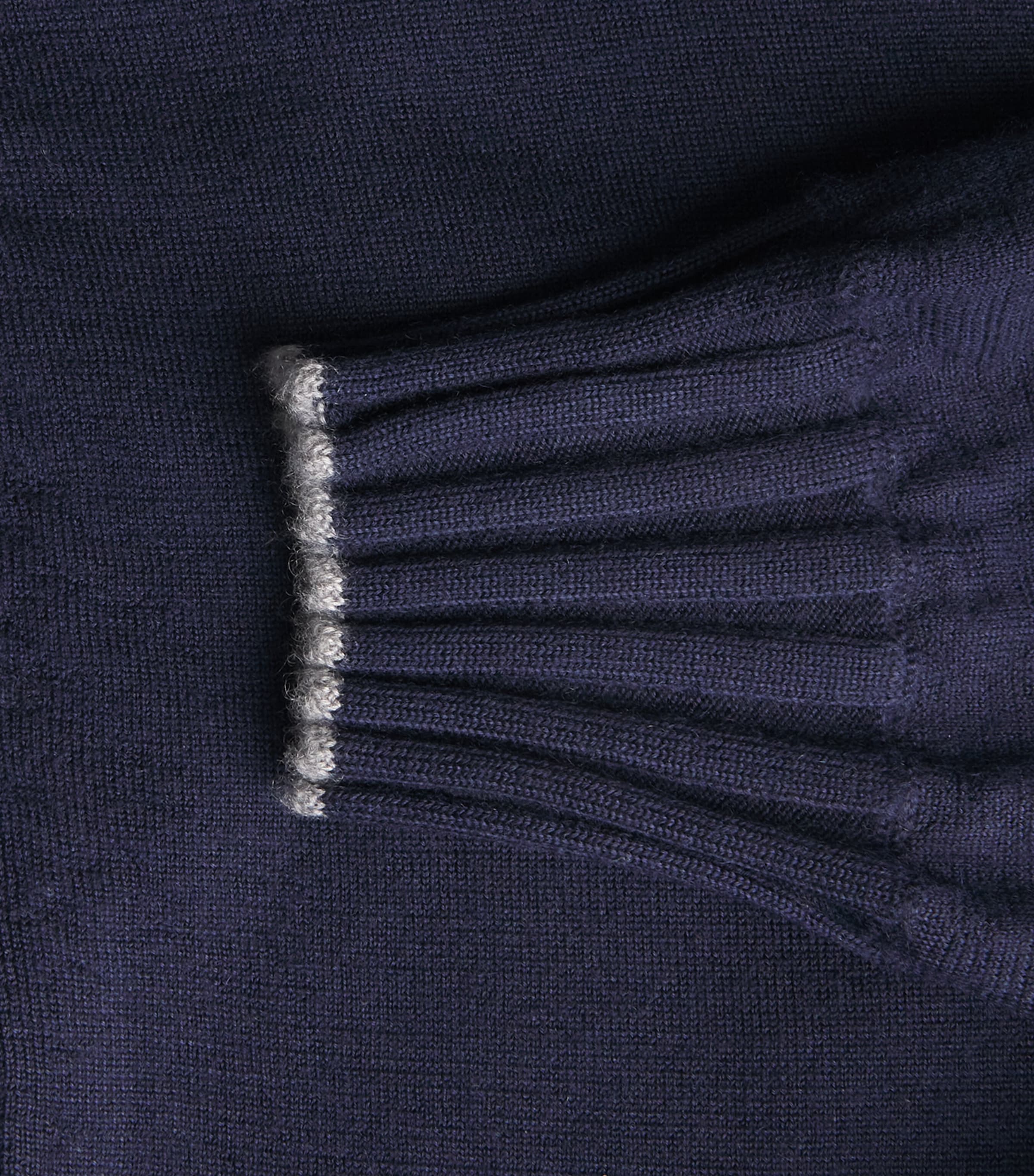 Cashmere Hoodie D.8 + D.13-NAVY Image 5
