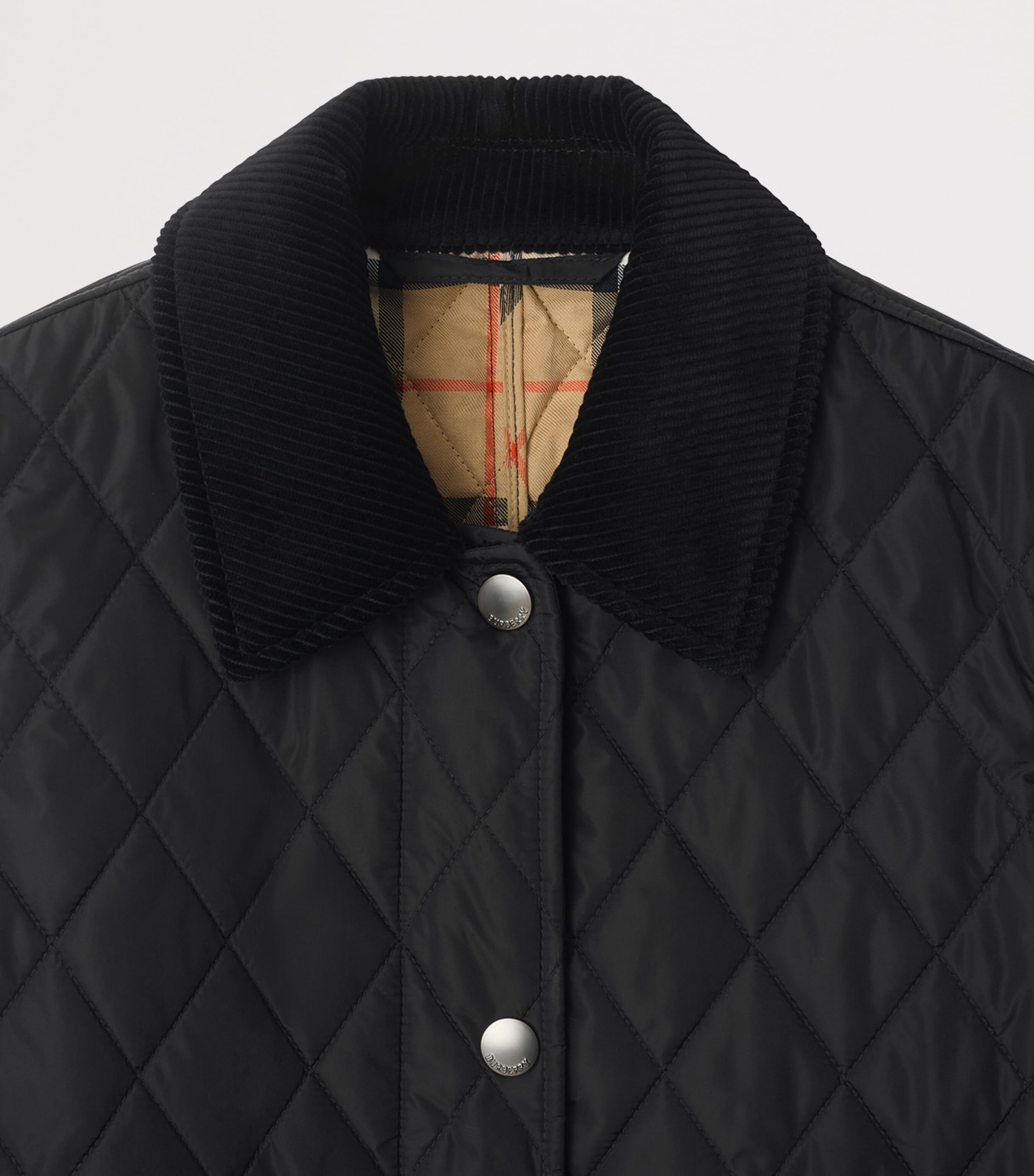 Quilted Field Jacket BLACK/SAND IP CHECK Image 5