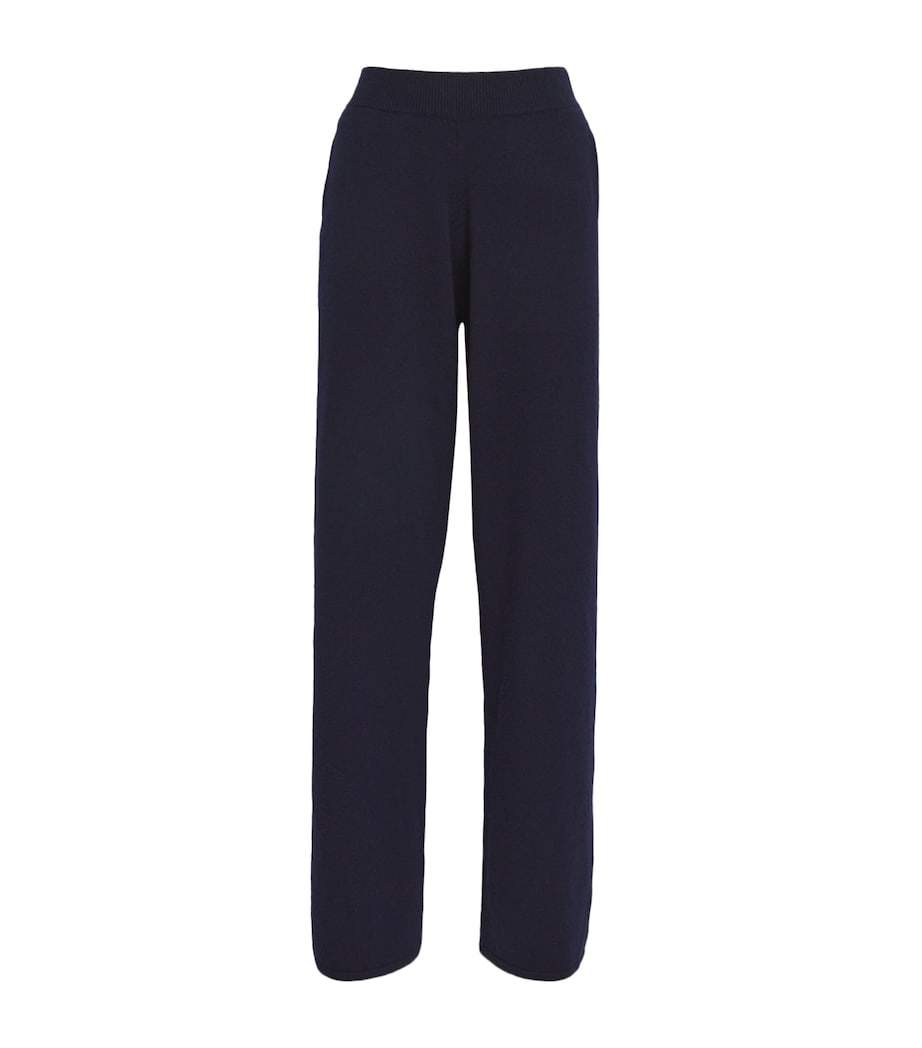 Cashmere Wide-Leg Sweatpants T&D NAVY Image 1