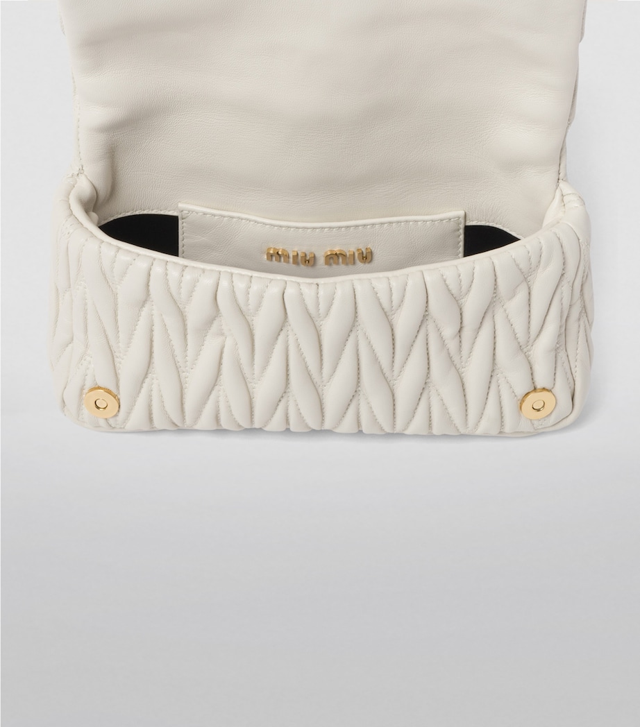 Miu Miu Mini Leather Matelassé Shoulder Bag Image 5