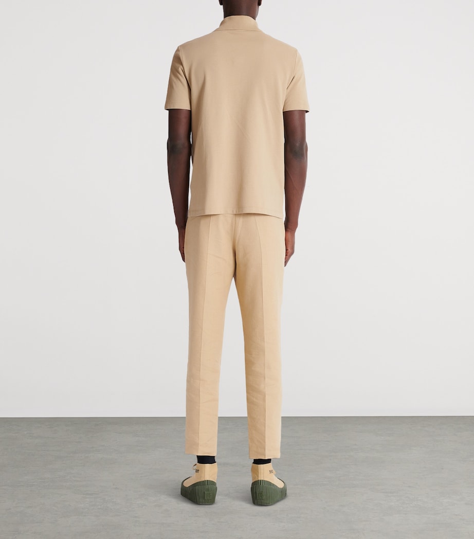 Embroidered Logo Polo Shirt WHL CAMEL/BLANC Image 3