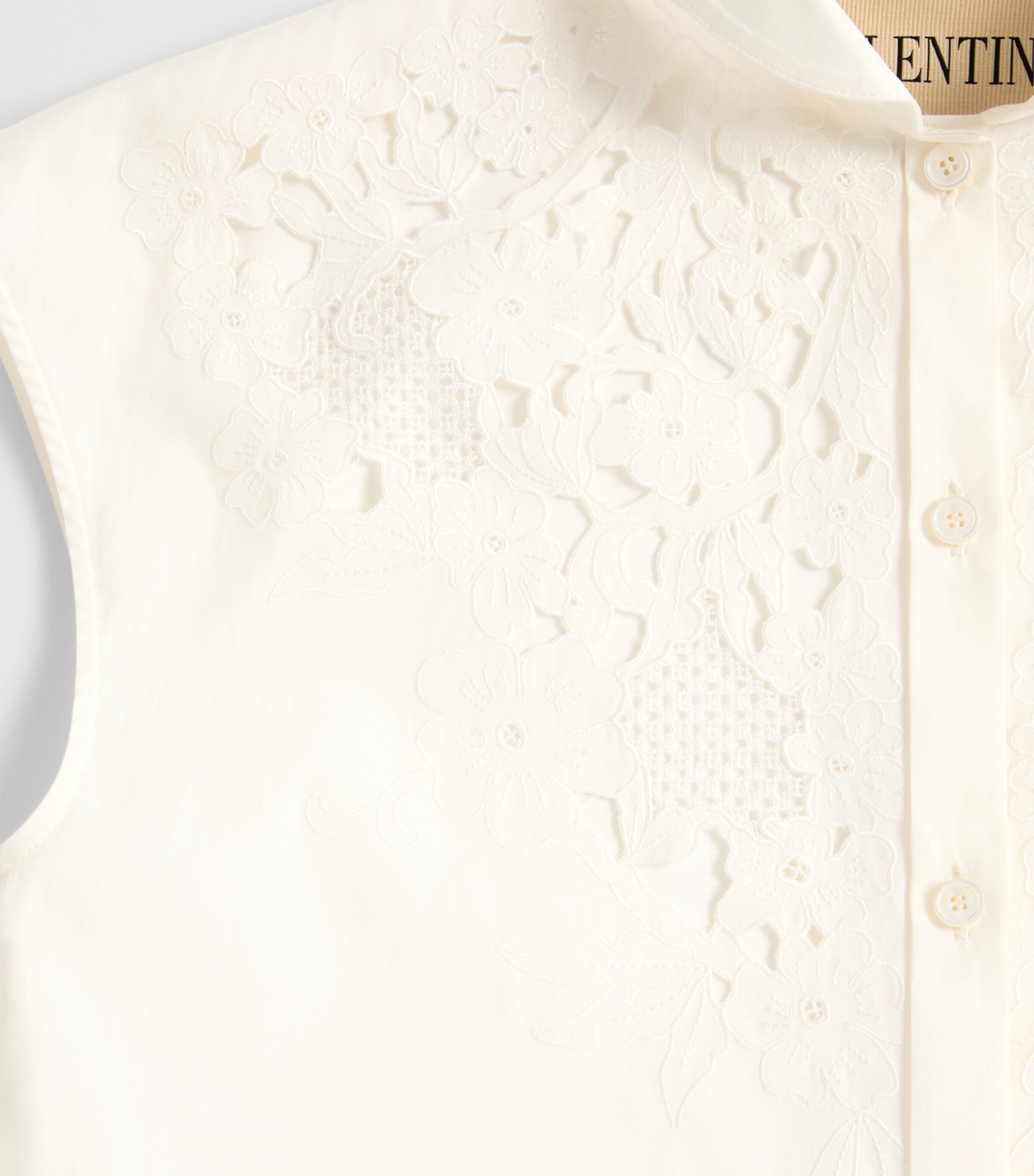 Valentino Womens Cotton Lace Shirt Image 8