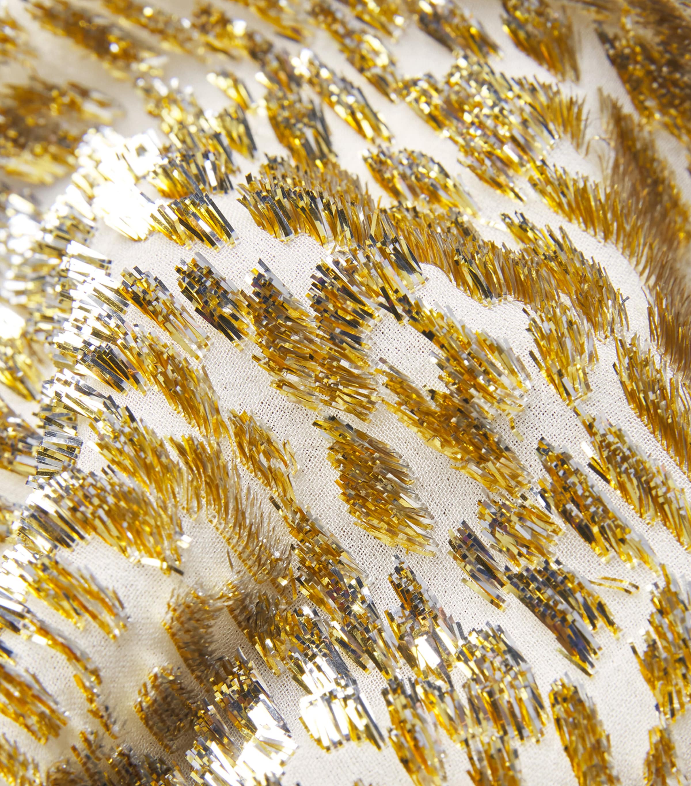 Metallic Cut-Out Maxi Dress GOLD Image 5