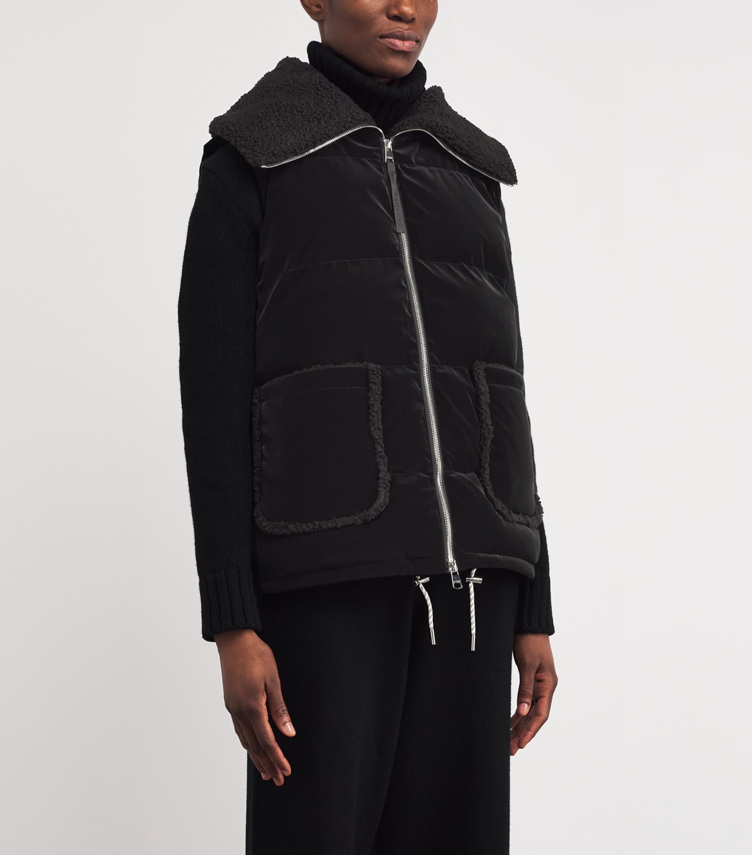 Velvet Evie Gilet BLACK Image 4