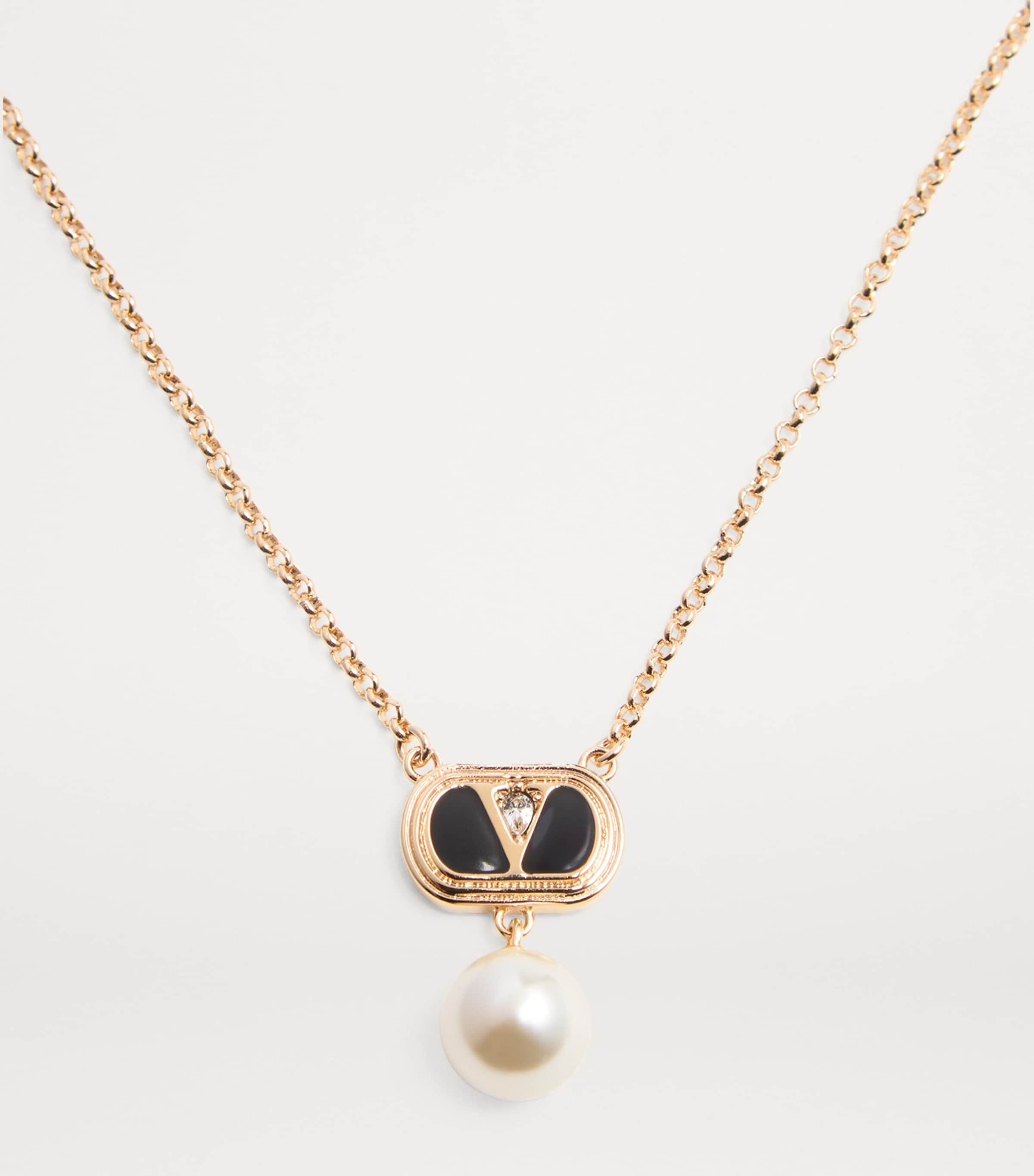 ネックレス・ペンダント VALENTINO Valentino Garavani 'Fil Perdu' necklace Fil Perdu Metal Necklace for Woman in Antique Brass