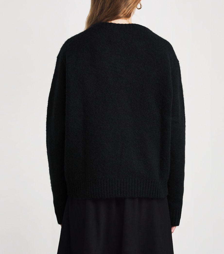 Wool-Blend Ralph and Ricky Bear Sweater POLO BLACK MULTI Image 4