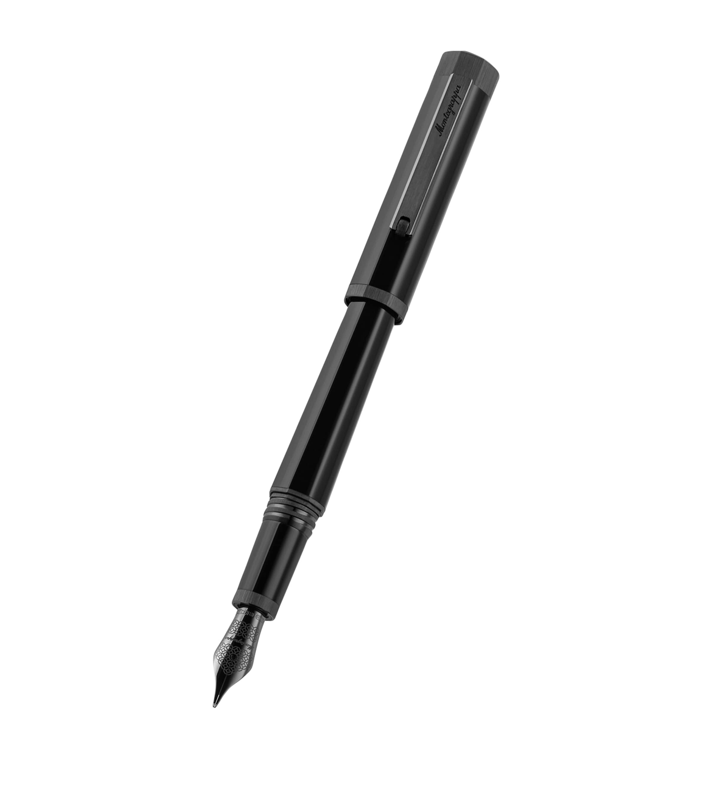 Montegrappa Palladium-Trim Otto Fountain Pen | Luxury Stationery | Pens & Pencils | Designers | Montegrappa Montegrappa Palladium-Trim Otto Fountain Pen | Luxury Stationery | Pens & Pencils | Designers | Montegrappa