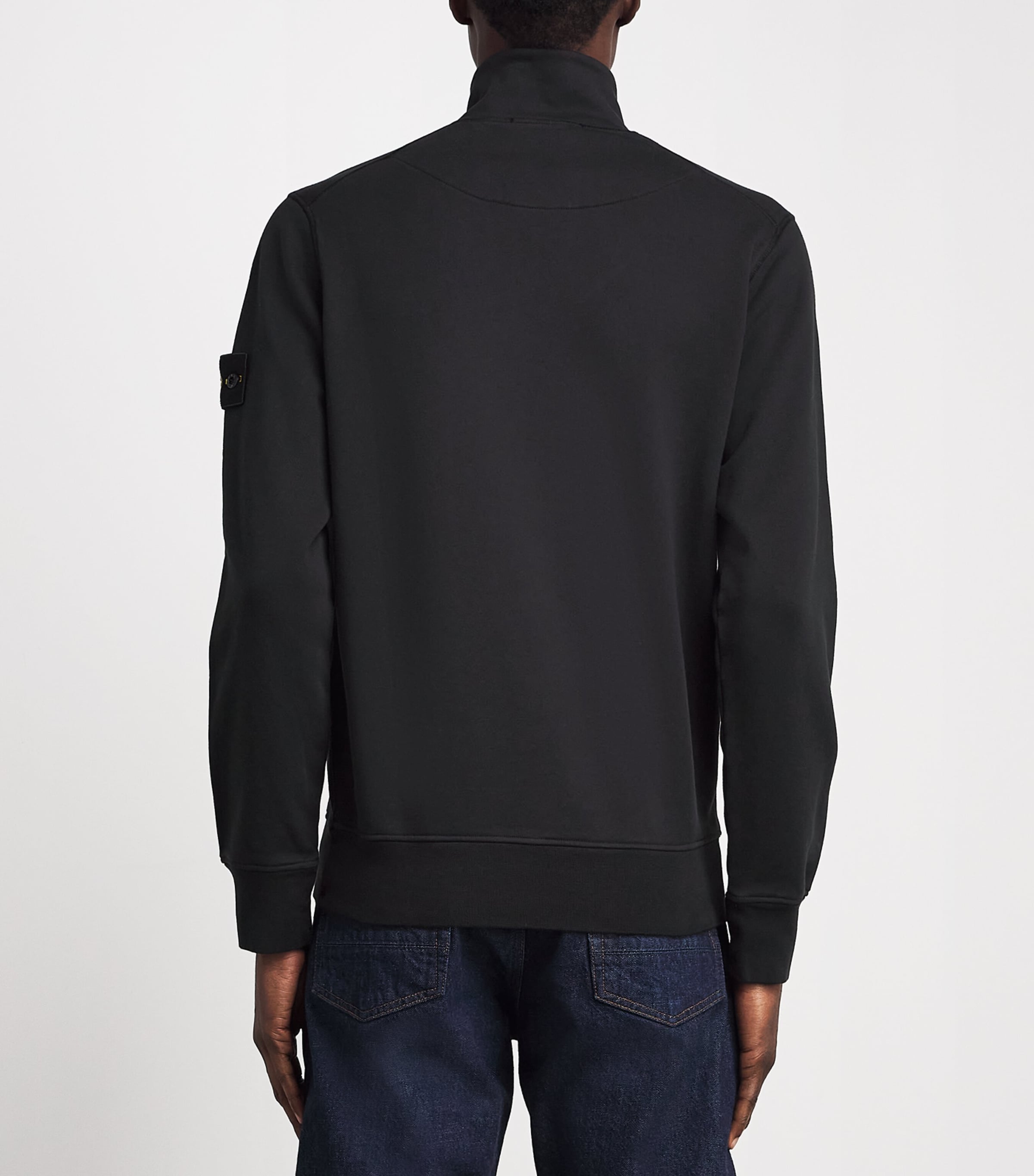 Stone Island Mens Cotton Half-Zip Sweatshirt Image 5
