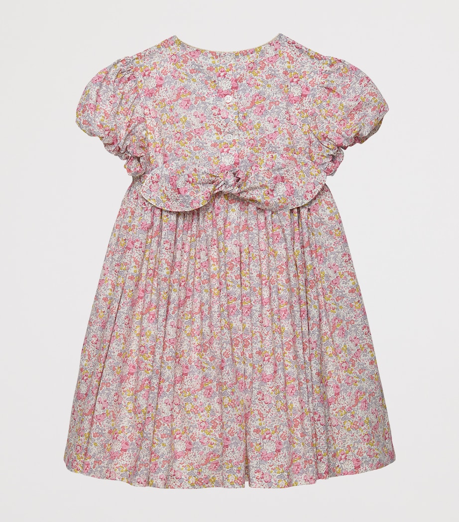 Smocked Liberty Print Dress (2-5 Years) PINK CLAIRE AUDE Image 2