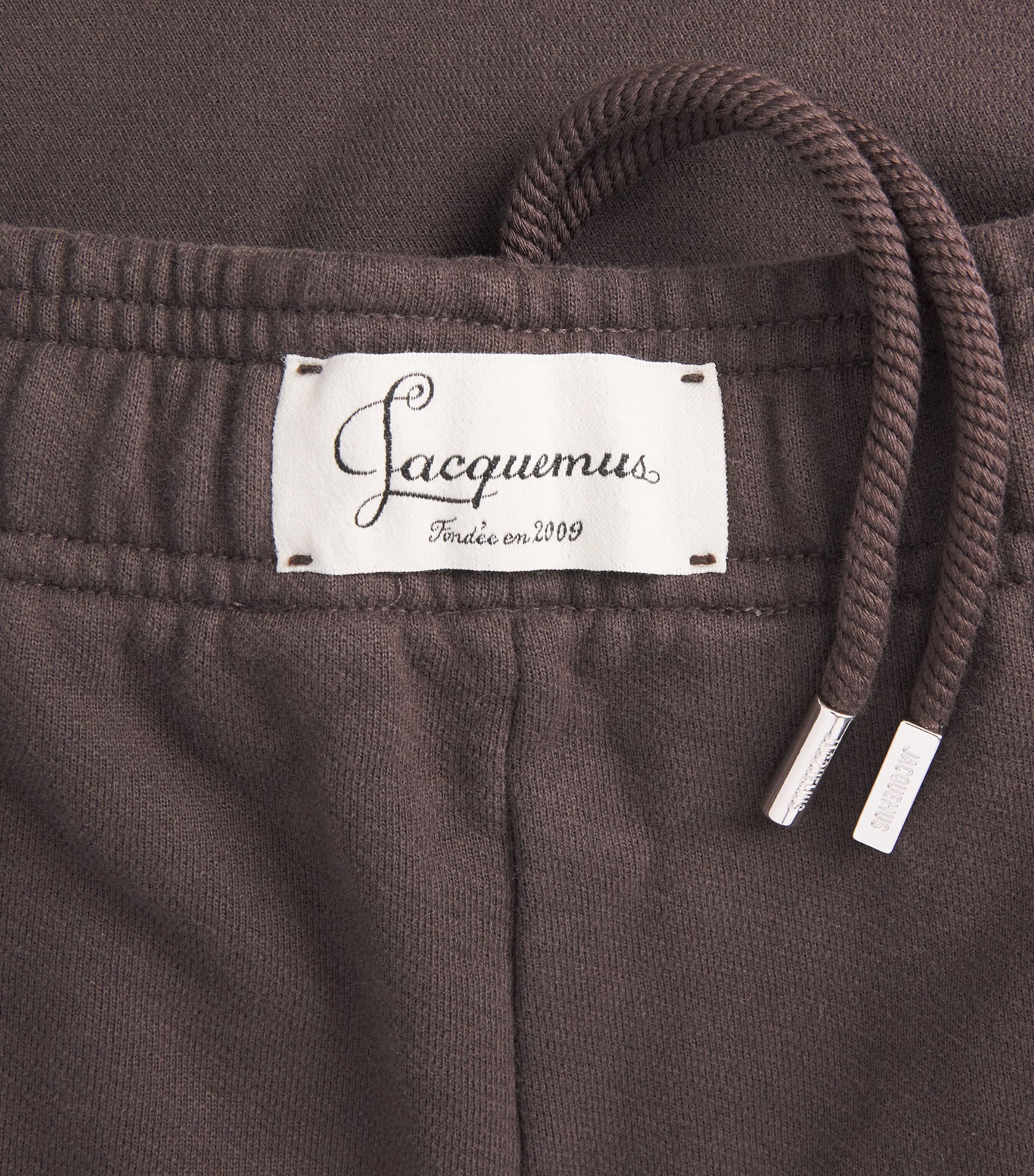 Jacquemus Mens Cotton Corso Sweatpants Dark Brown Image 6