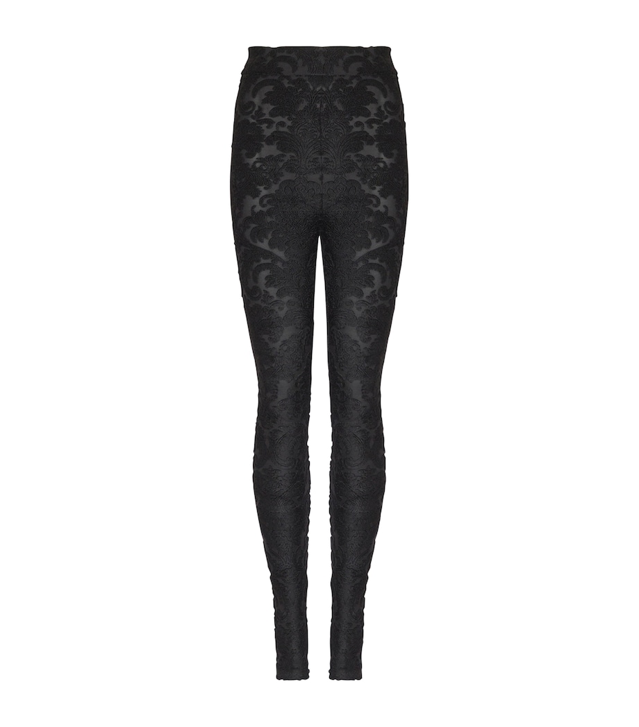 Baroque Jacquard Leggings 0PA NOIR Image 1