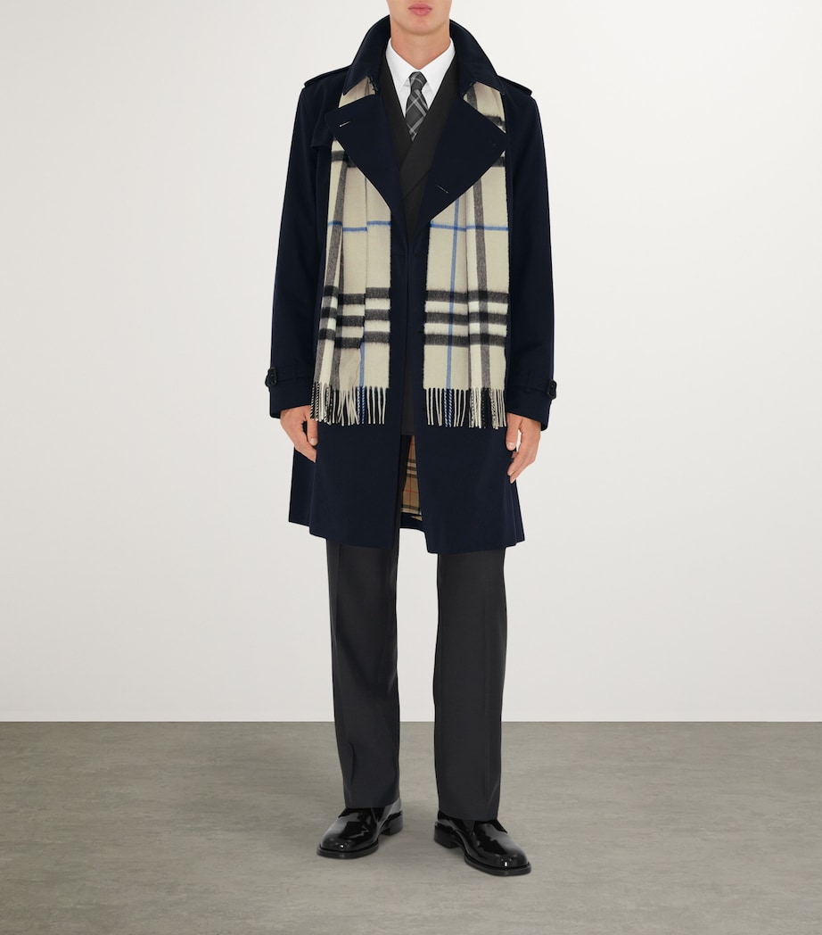 Mid-Length Kensington Heritage Trench Coat COAL BLUE Image 5