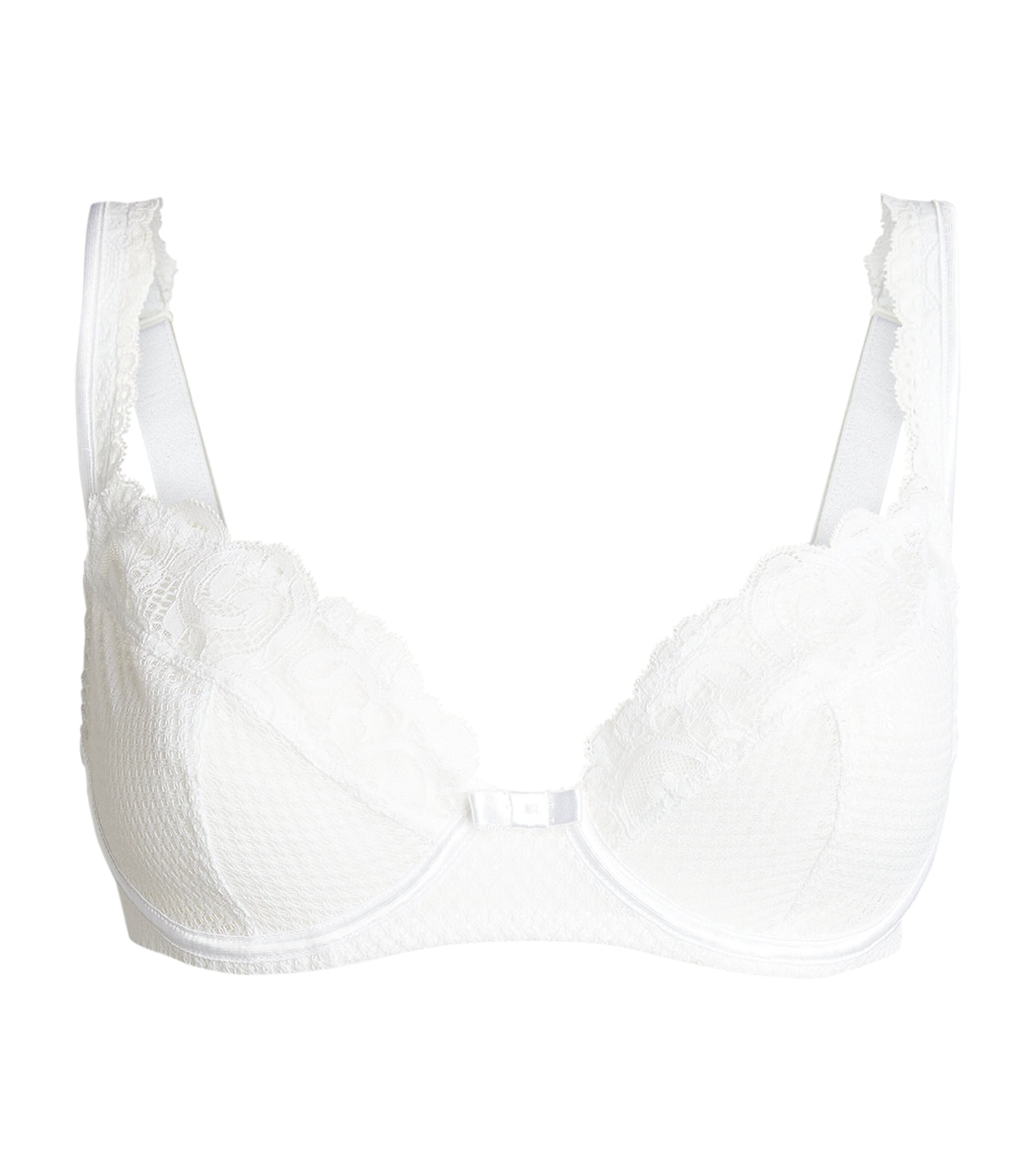 Maison Lejaby Balconette Bra In White