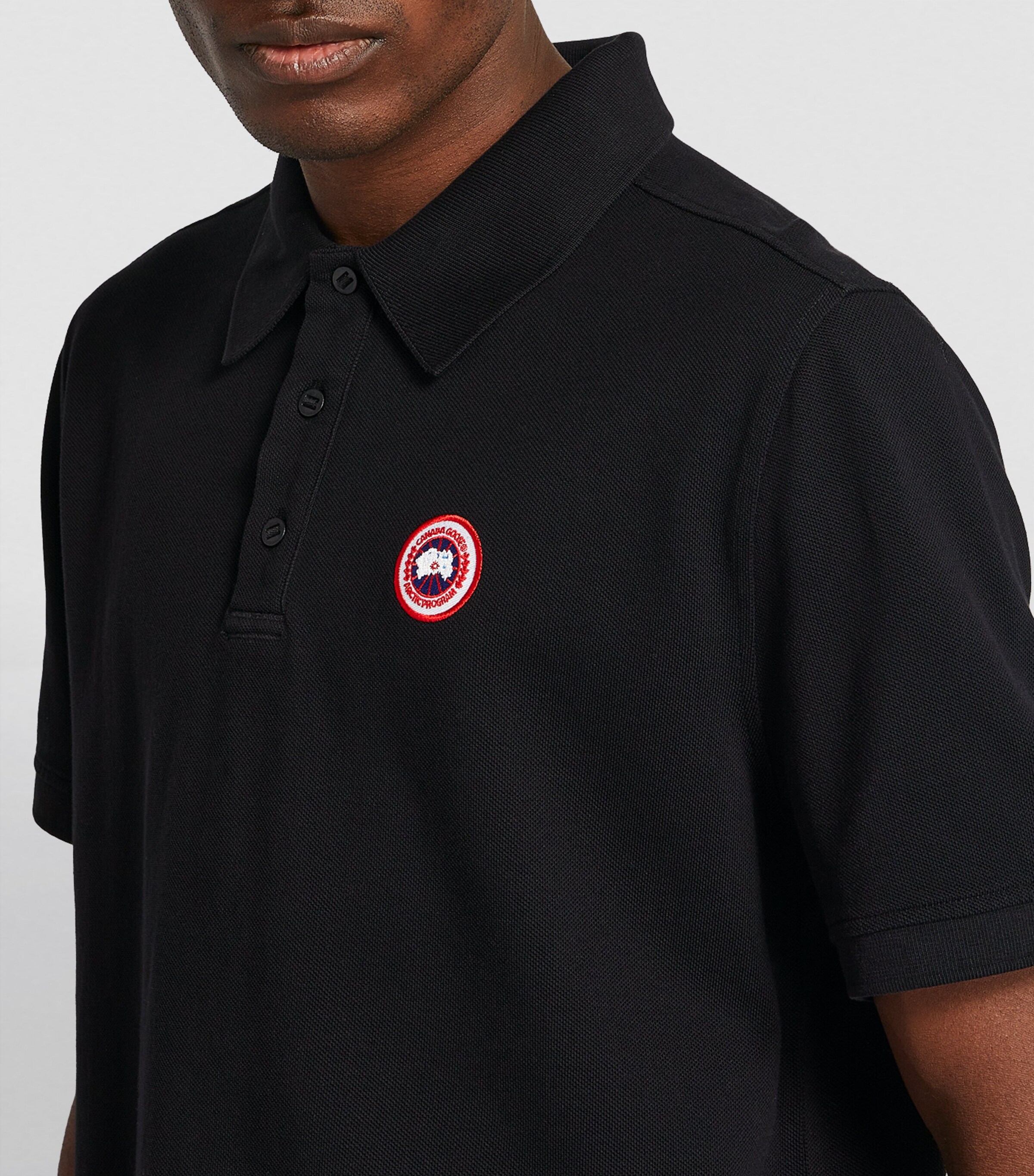 Canada Goose Mens Logo Beckley Polo Shirt Image 6
