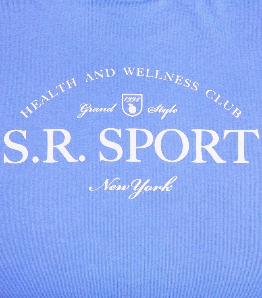 Sporty & Rich Womens Wimbledon Sweatshirt Softee White Image 6