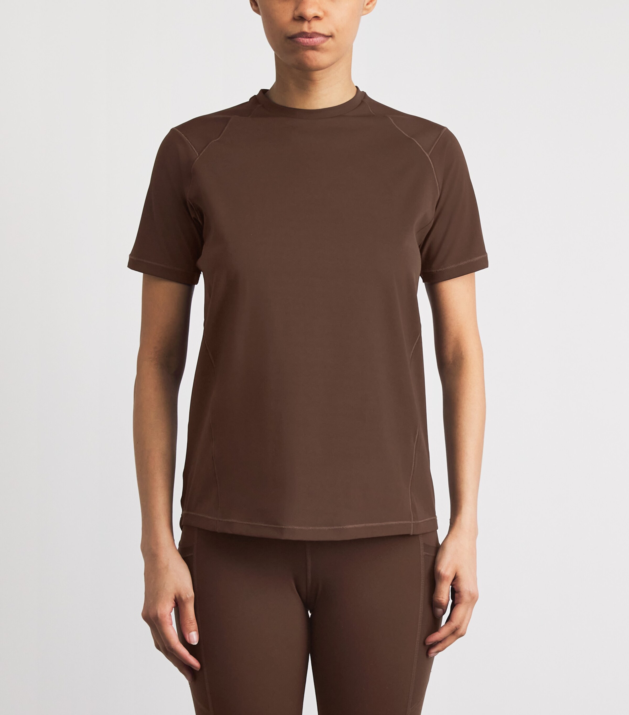 Y.O.U Womens Waterley Relaxed T-Shirt Potting Soil Image 4