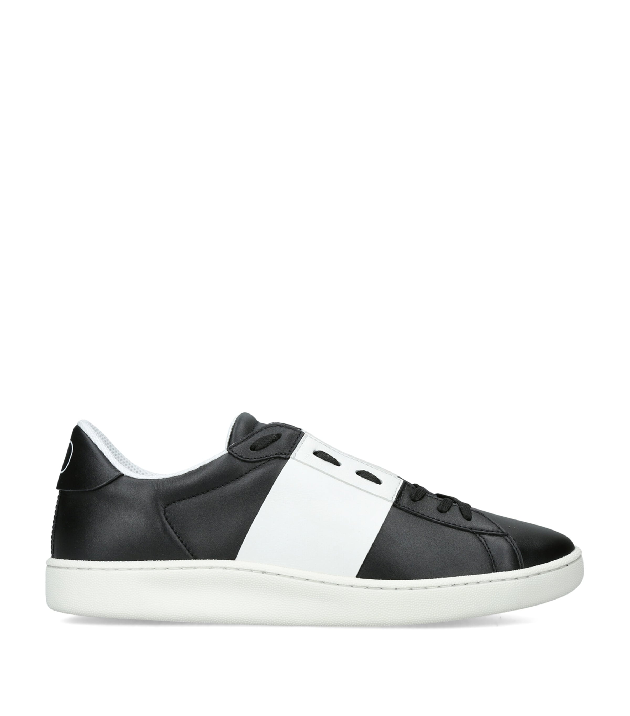 Valentino Garavani Leather Open Royco Sneakers Blk/white Image 1
