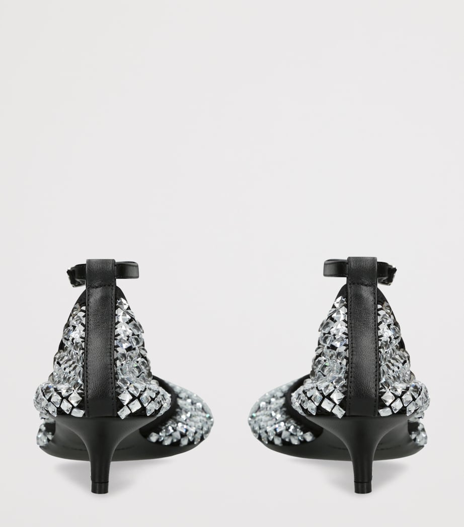 Christopher Esber Embellished Minette Mary Jane Heeled Sandals 75 Black Image 2