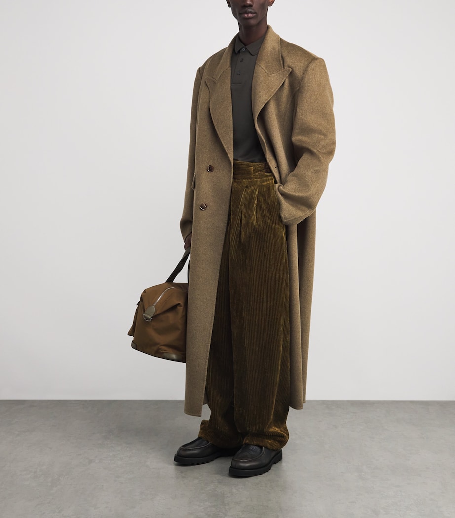 Corduroy Belt-Front Trousers U6203 Image 2