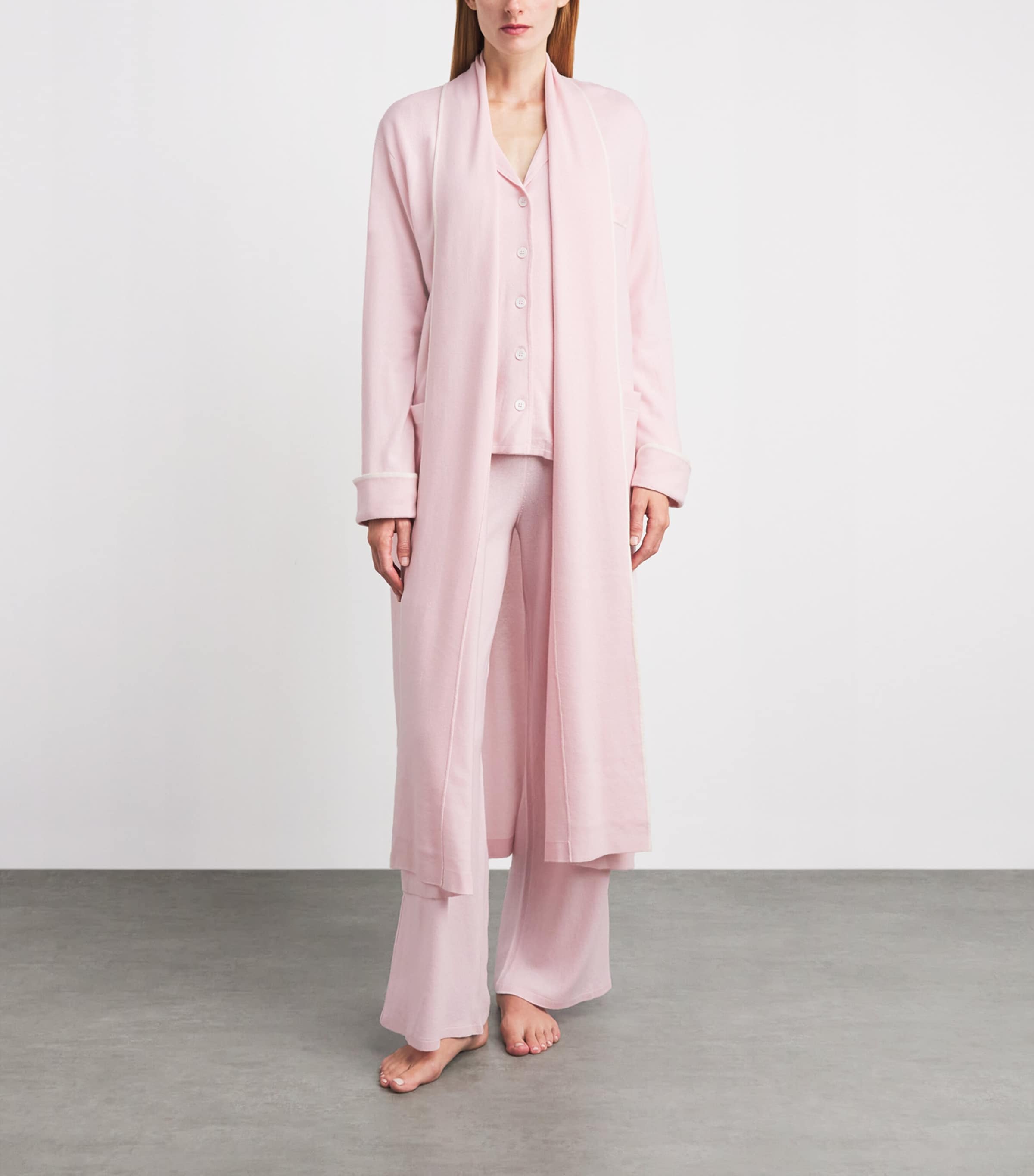 arch 4 Womens Kid Cashmere Whitehall Place Robe English Rose Image 2