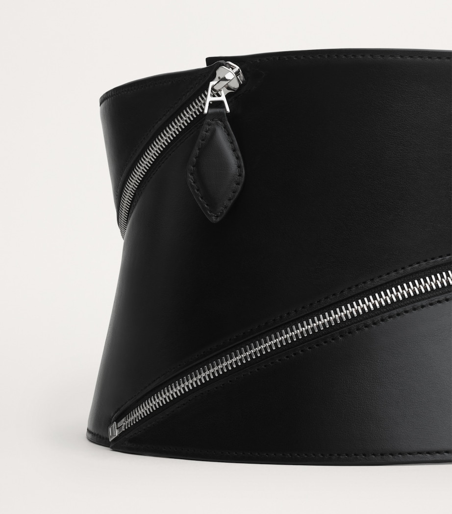 Spiral-Zip Corset Belt NOIR Image 3