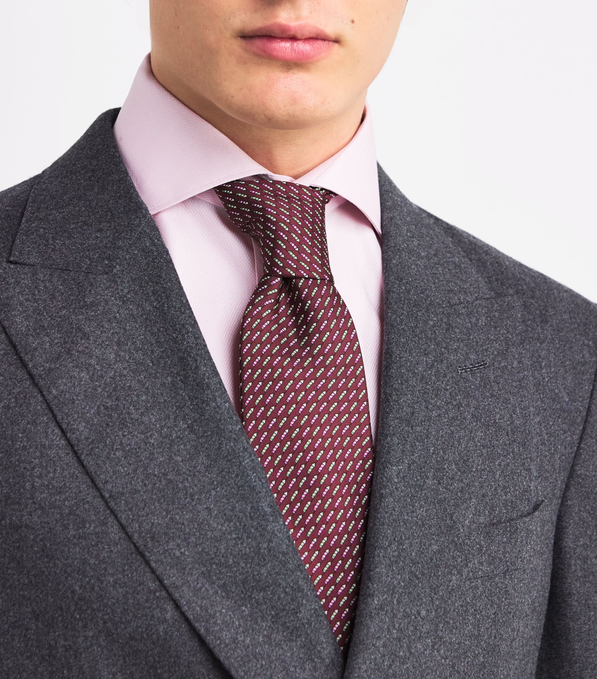 Eton Silk Jacquard Tie Image 3