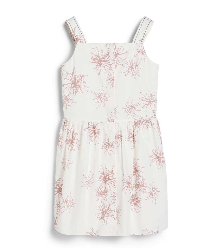 Brunello Cucinelli Kids Cotton Floral Dress (4-6 Years) Image 1