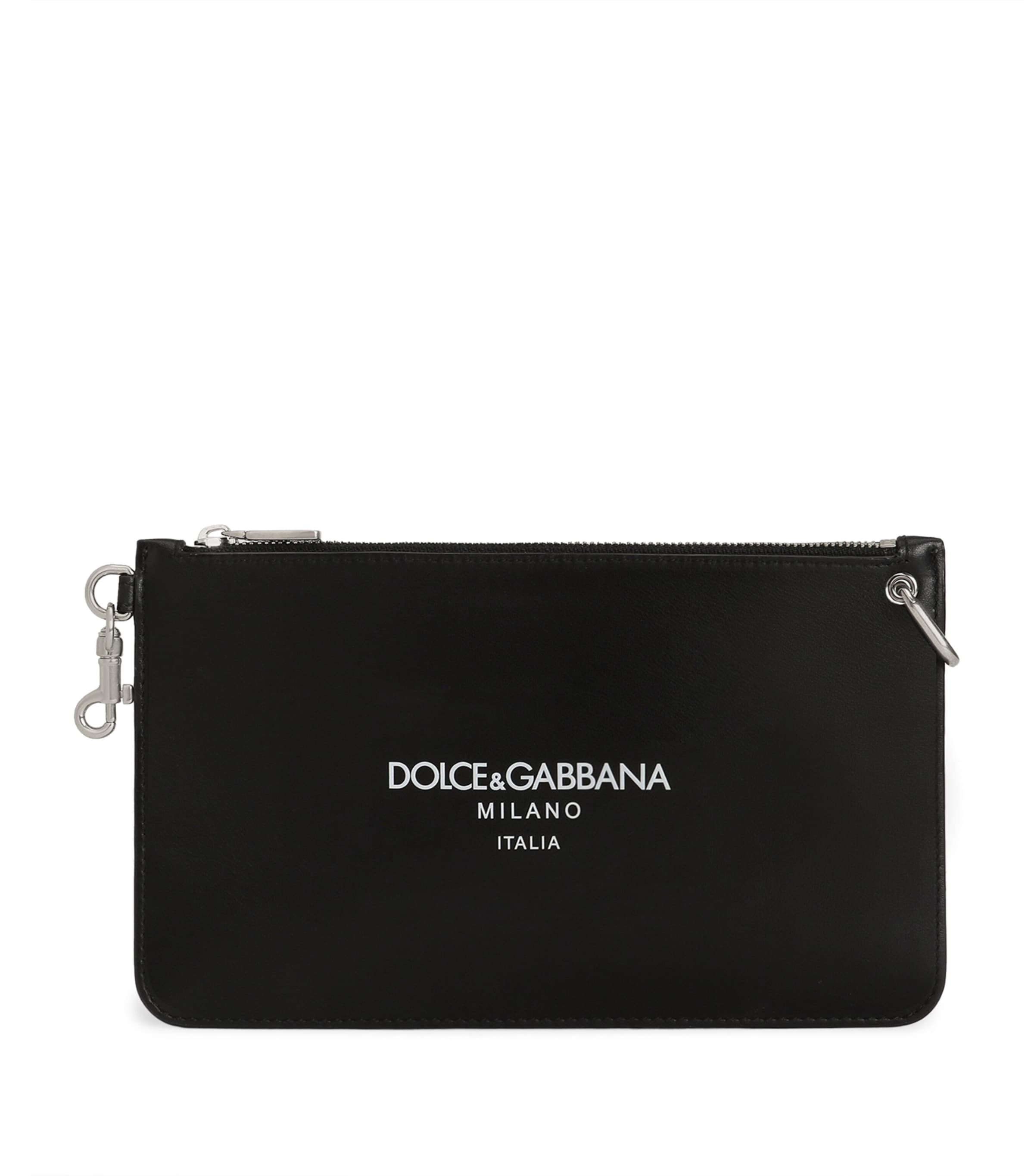 Dolce & Gabbana Calfskin Zipped Pouch
