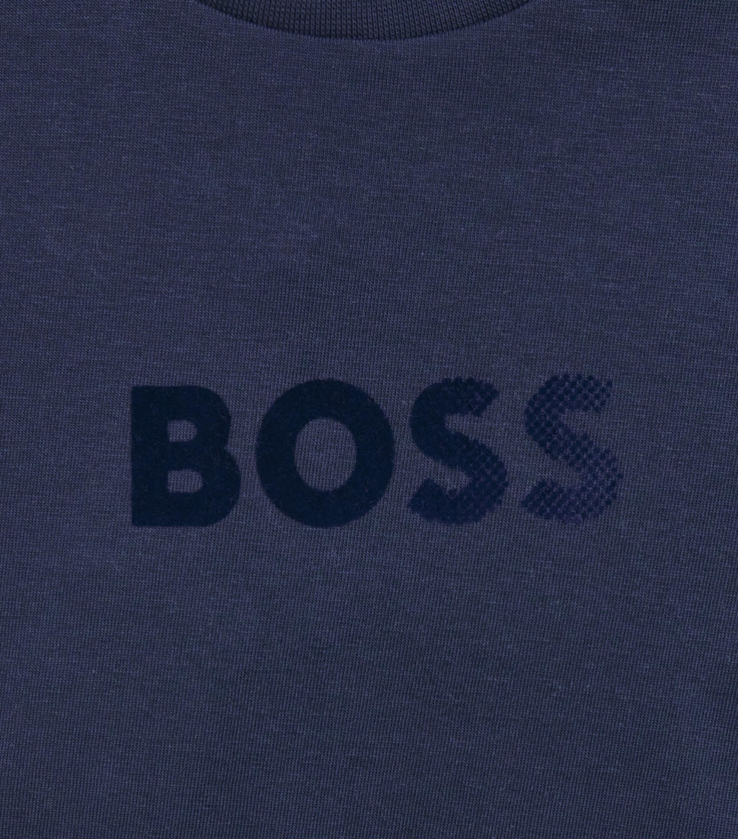BOSS Kidswear Logo Long-Sleeve T-Shirt (4-16 Years) Navy Image 3