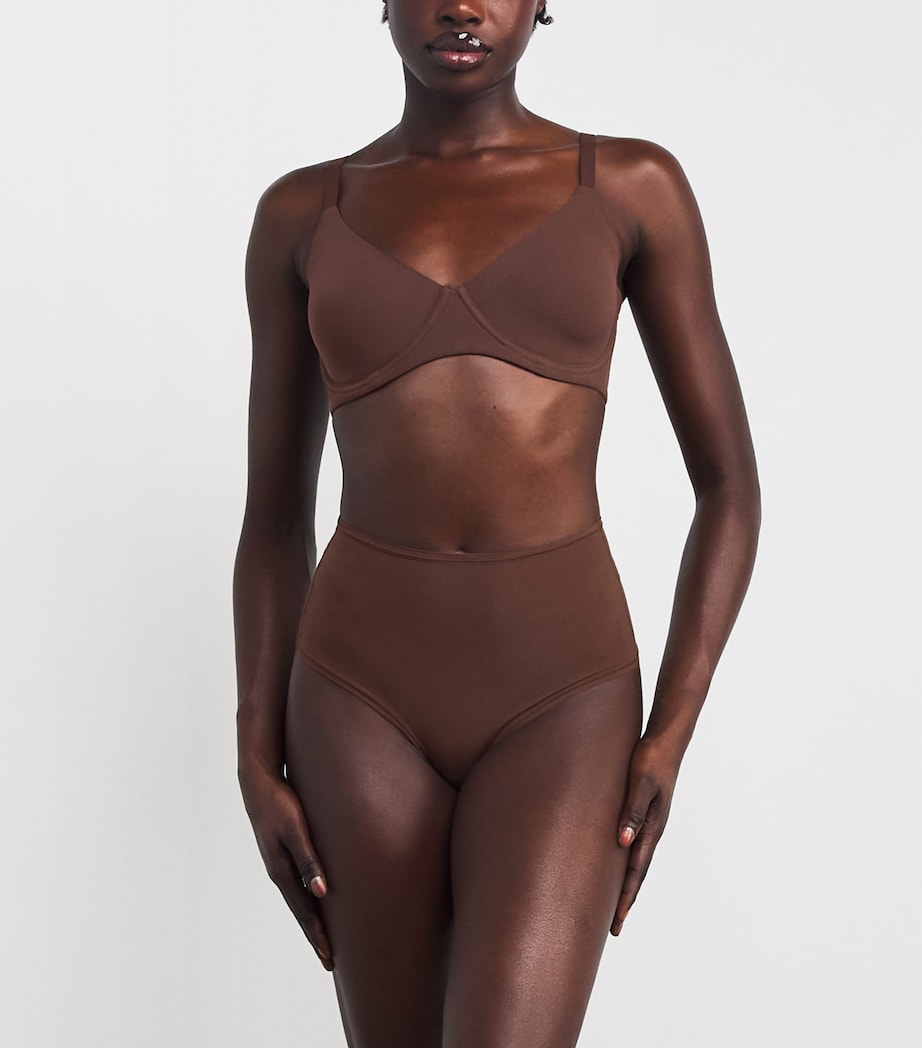 Fits Everybody Unlined Demi Bra COCOA Image 2