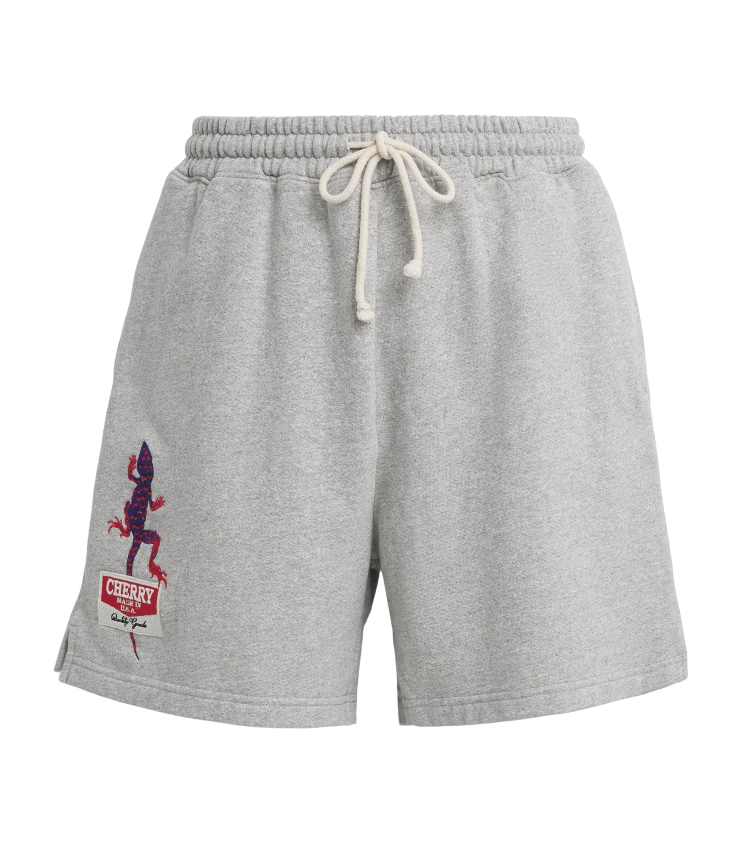 Cherry Los Angeles Mens Gecko Sweatshorts Heather Grey Image 1