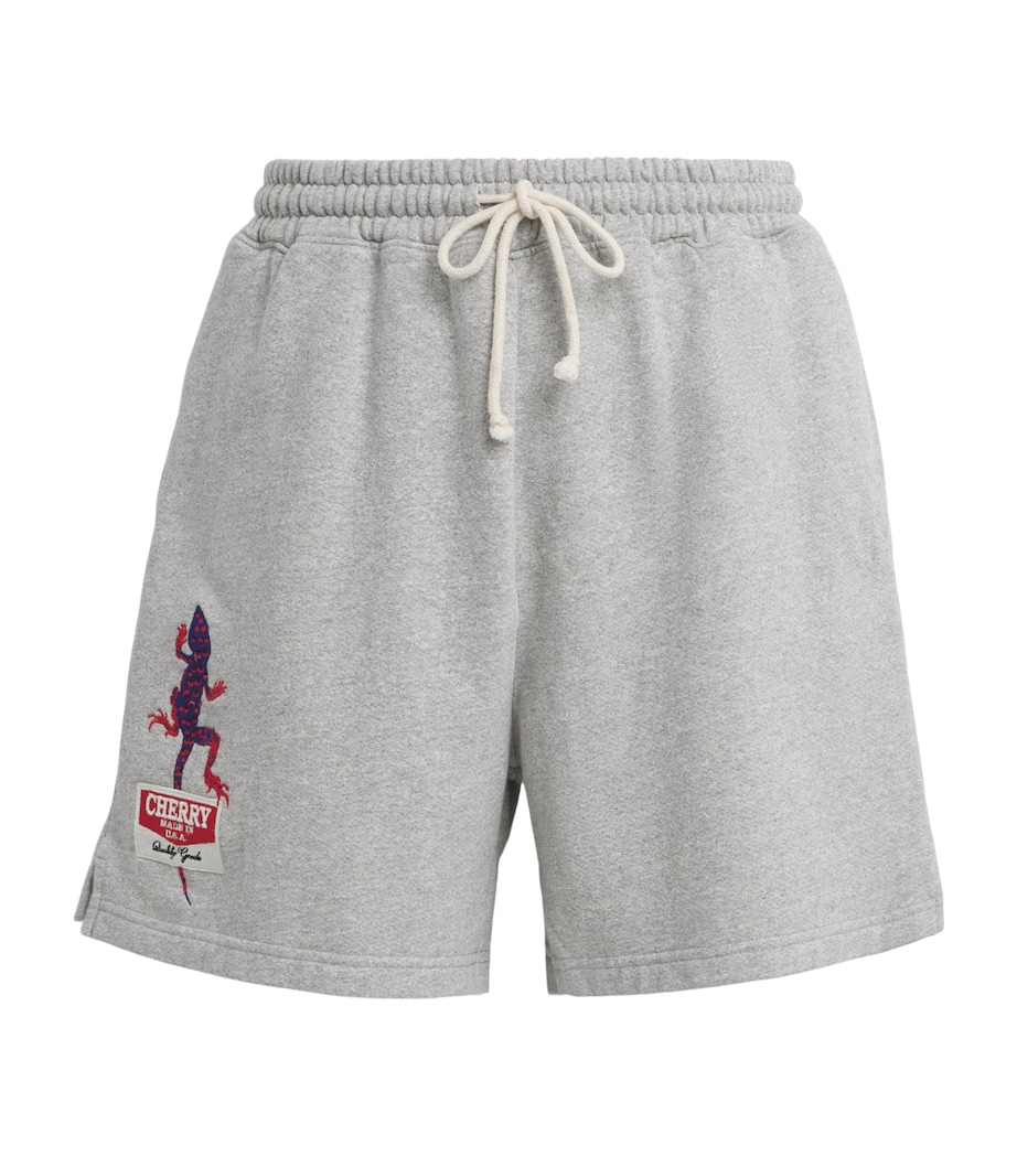 Cherry Los Angeles Mens Gecko Sweatshorts Heather Grey Image 1