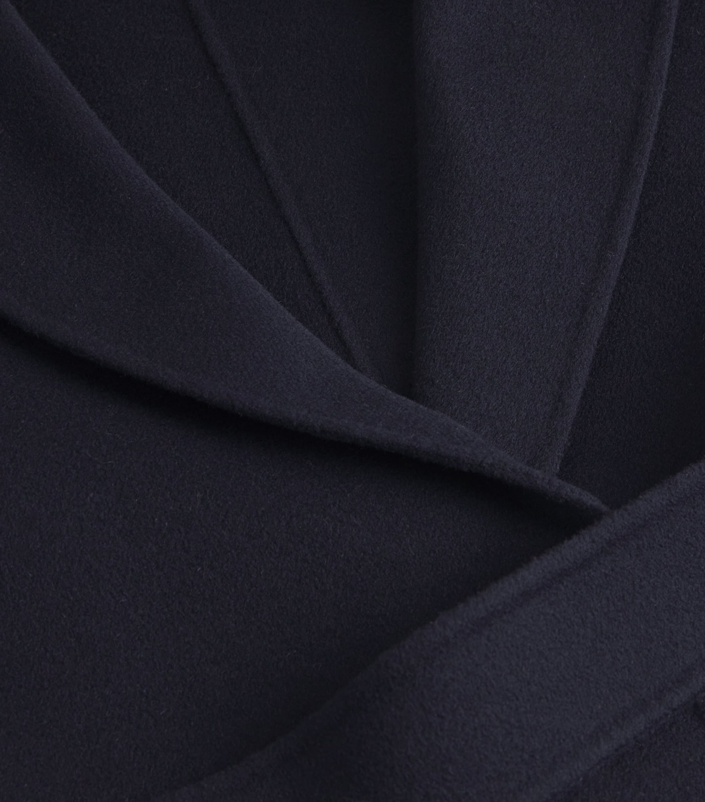 Virgin Wool Midi Wrap Coat MIDNIGHTBLUE Image 5