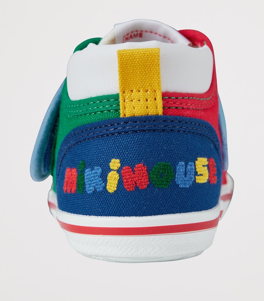 Miki House Canvas Embroidered Velcro Sneakers Image 7