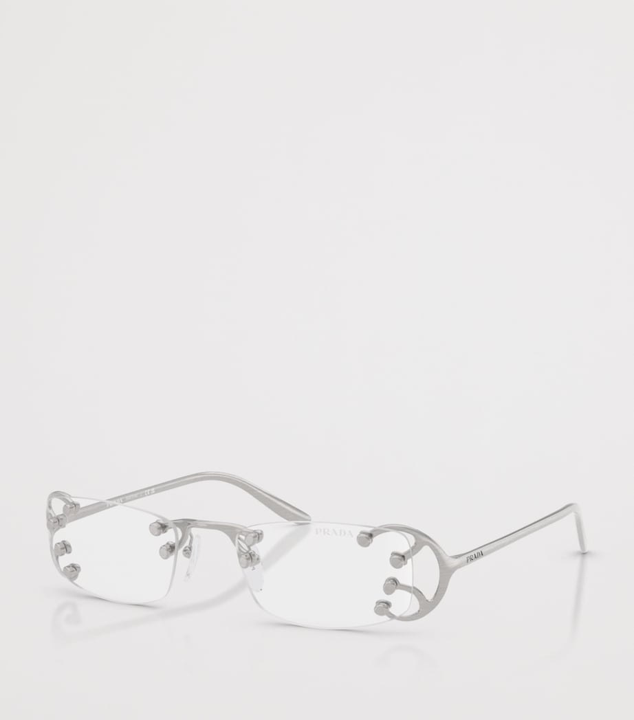 Metal Rectangular Sunglasses 28H08N Image 2