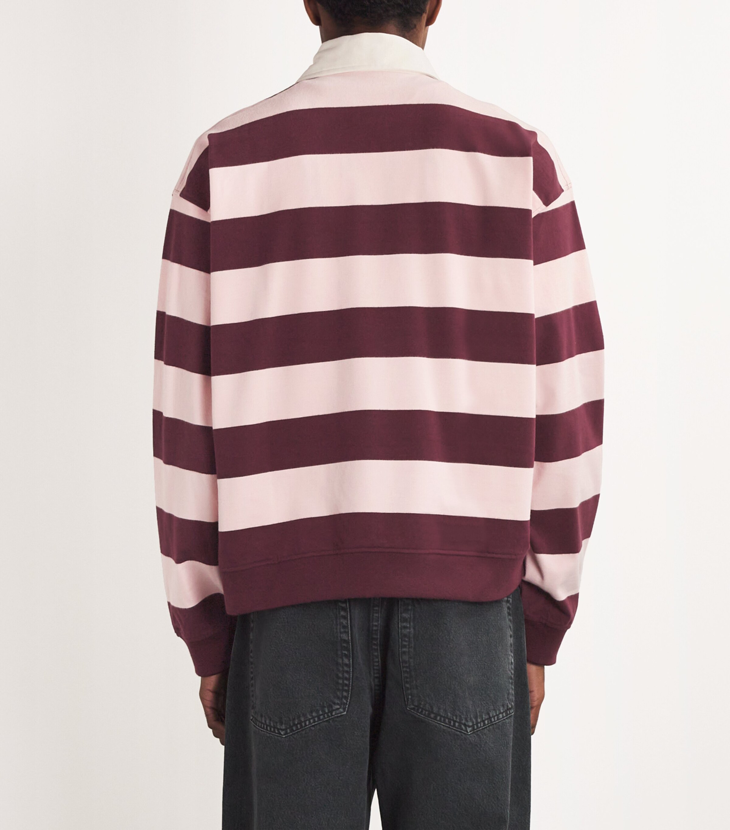 AGOLDE Pink x RSVP Gallery Cotton Rugby Shirt | Harrods US