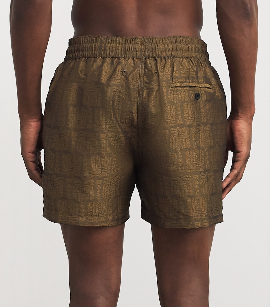 Palmeria Rio Swim Shorts 842-DARK OLIVE Image 4