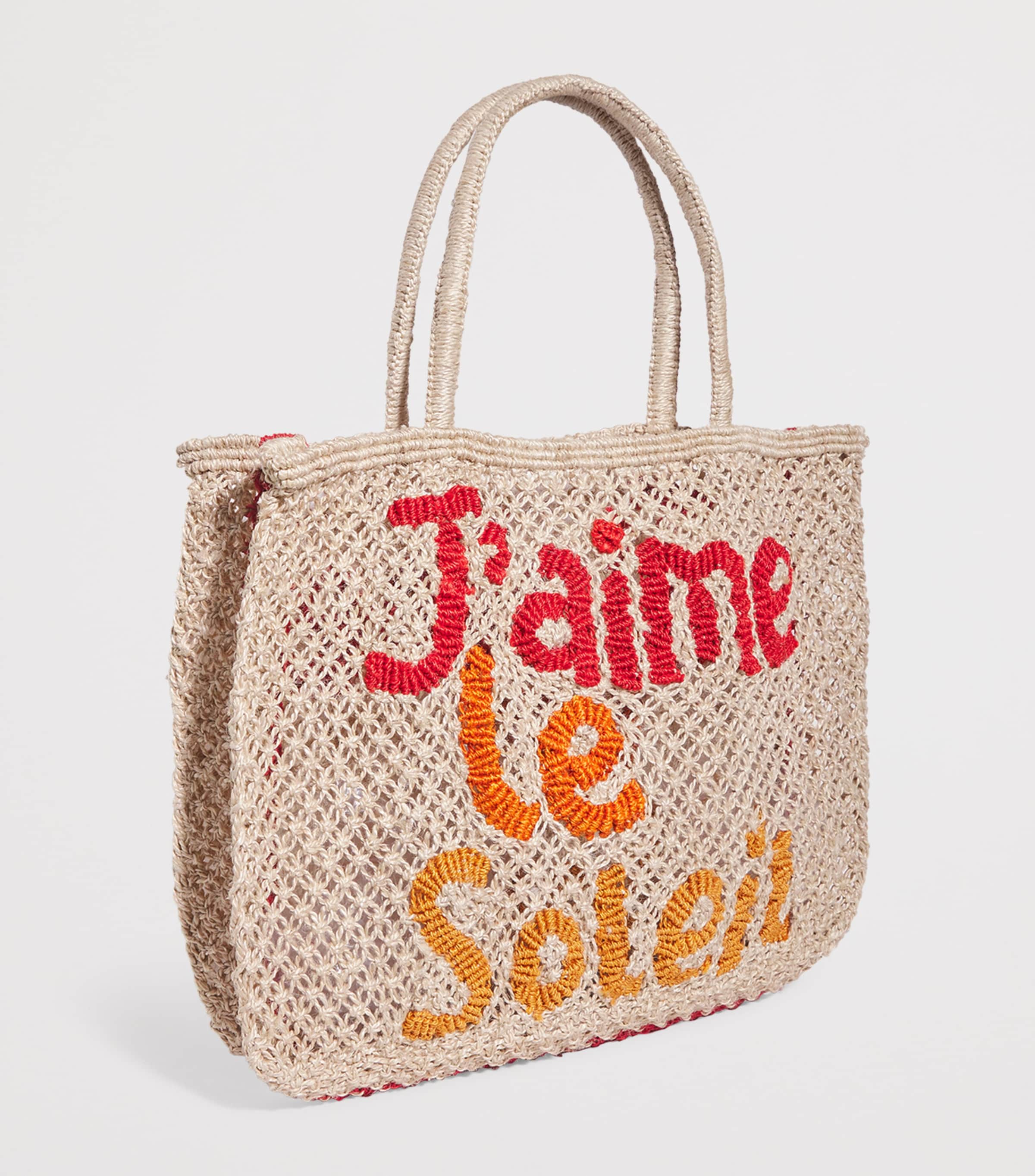 Medium Jaime Le Soleil Tote Bag NAT SCRLT TNGO HONEY Image 3
