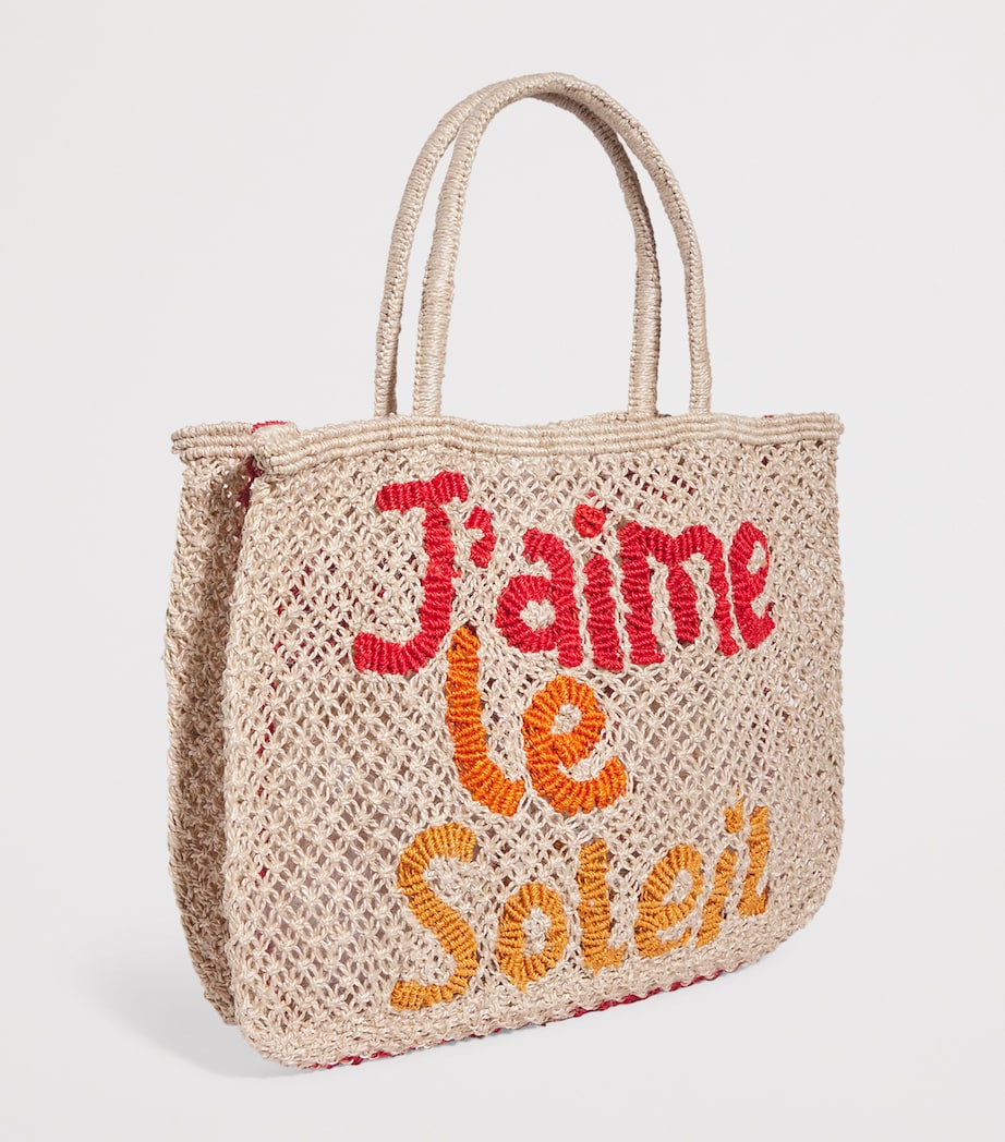 Medium Jaime Le Soleil Tote Bag NAT SCRLT TNGO HONEY Image 3