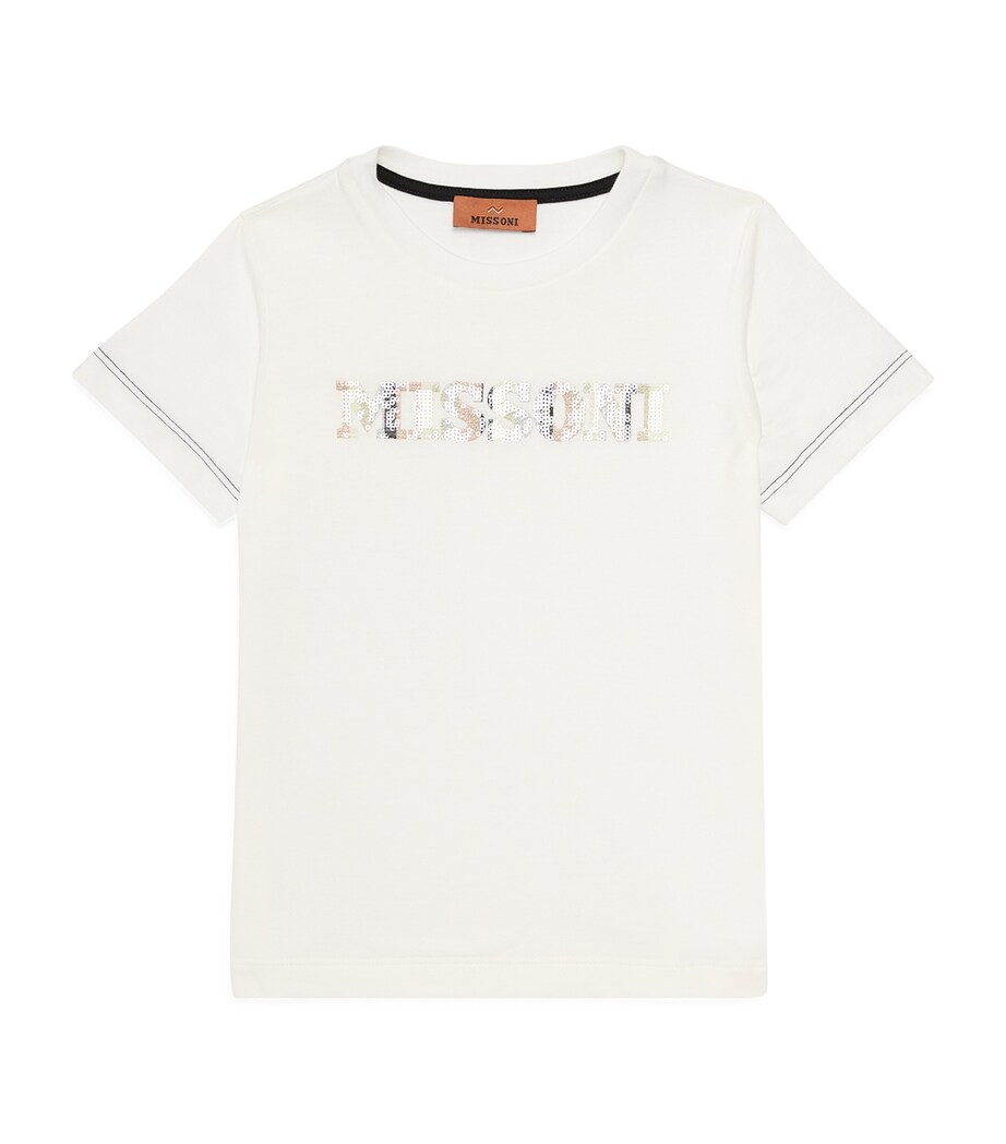 Missoni Kids Embellished Logo T-Shirt (4-14 Years) Image 1