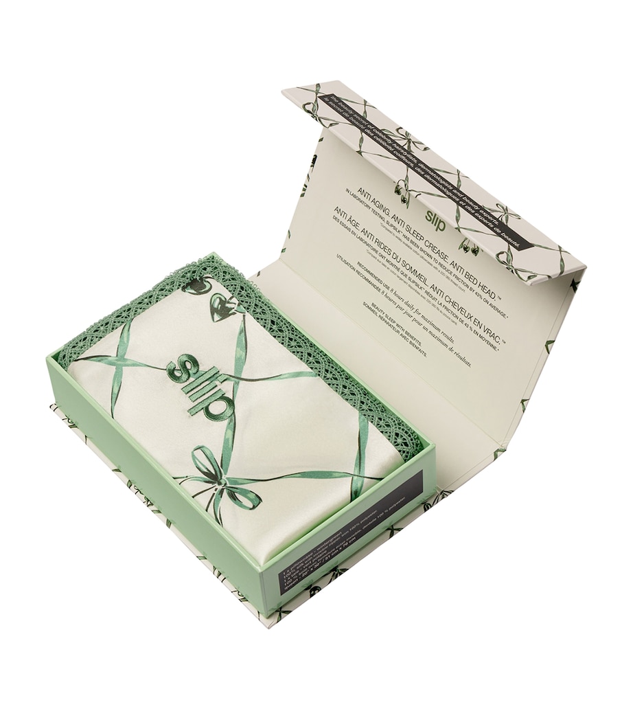 Mulberry Silk Queen Pillowcase WINTERGREEN Image 3